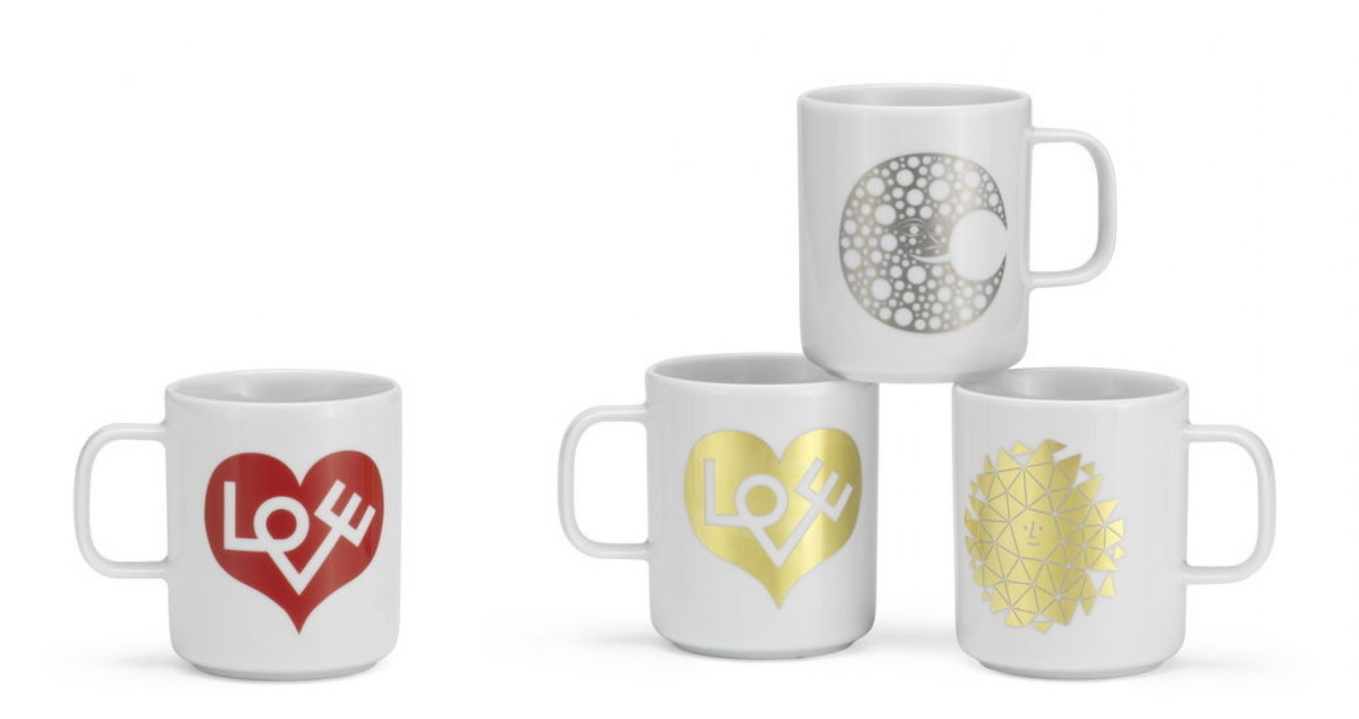 Coffee Mugs NEW Love Heart rot Tasse Vitra EINZELSTÜCK