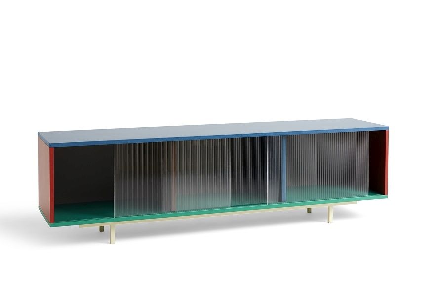 Colour Cabinet L Sideboard Hay Glass Doors Multi Floor
