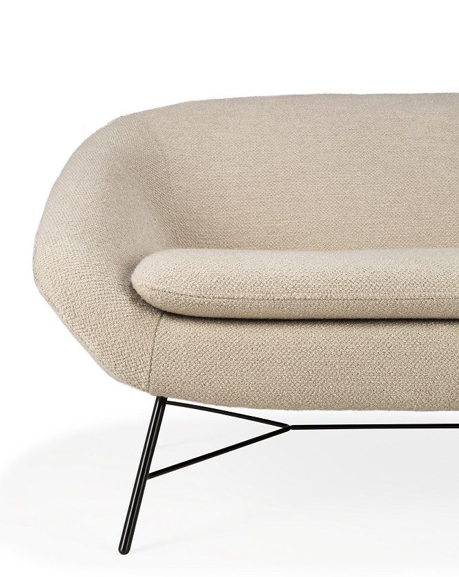 Barrow Sofa 2 Sitzer Off White Stoff Ethnicraft