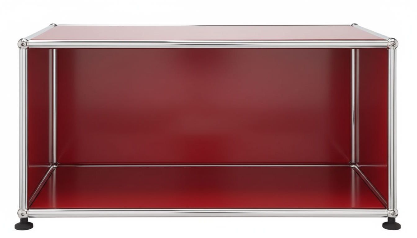 USM Haller Lowboard Offen Rubinrot