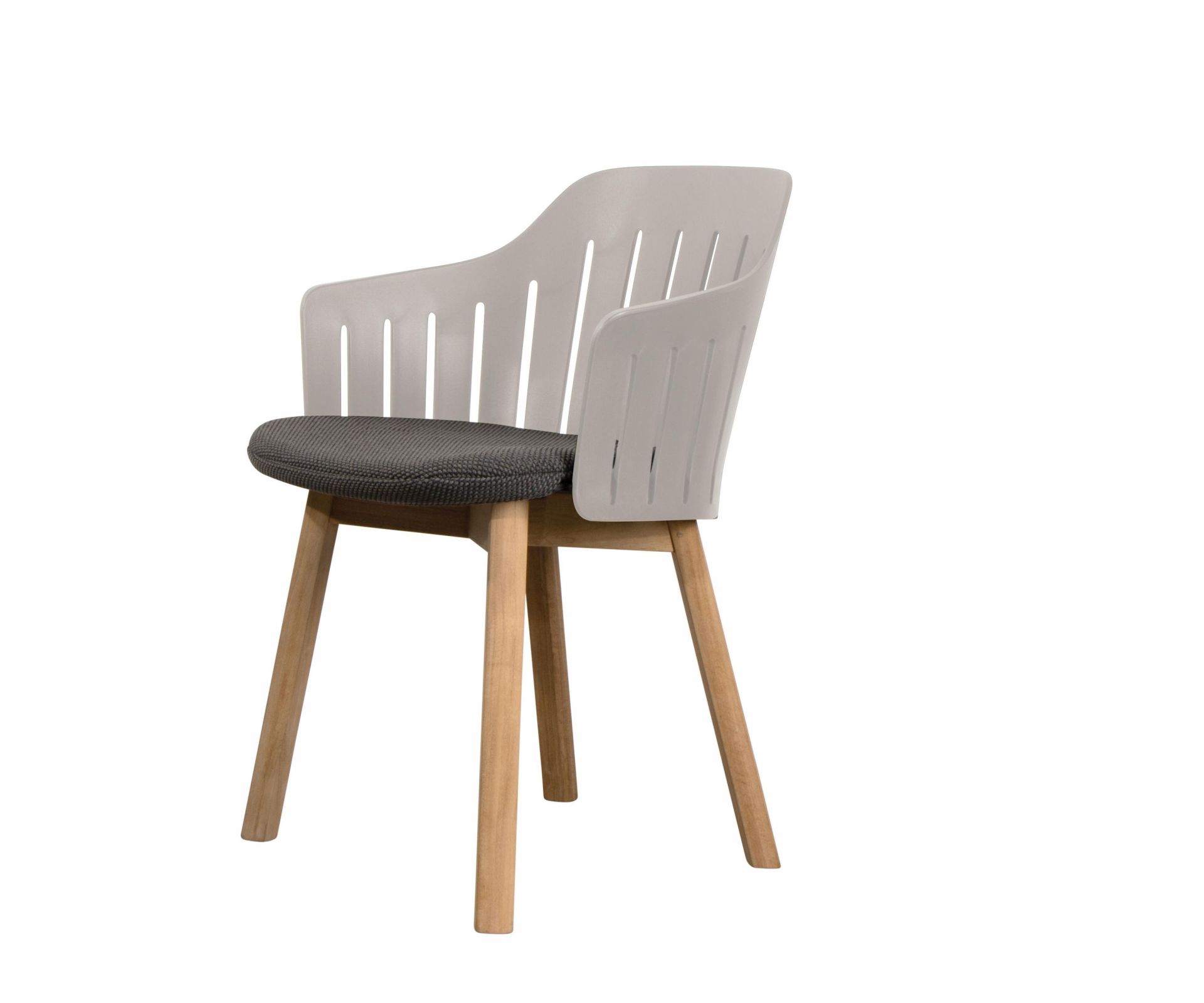 Choice Outdoor Stuhl Teakgestell 4 Beine Taupe Cane-Line