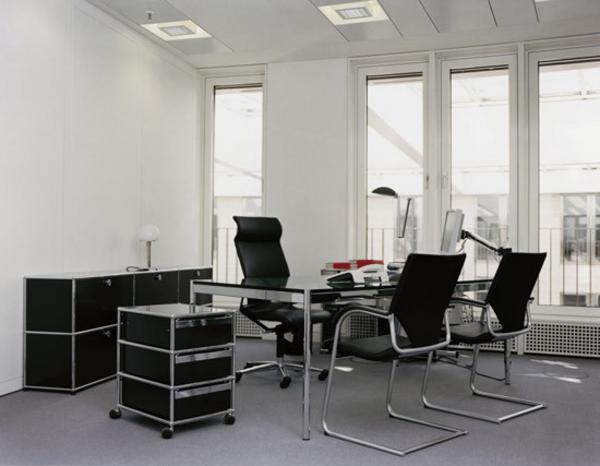Lederauflage für USM Sideboard Ecke Leather on Top