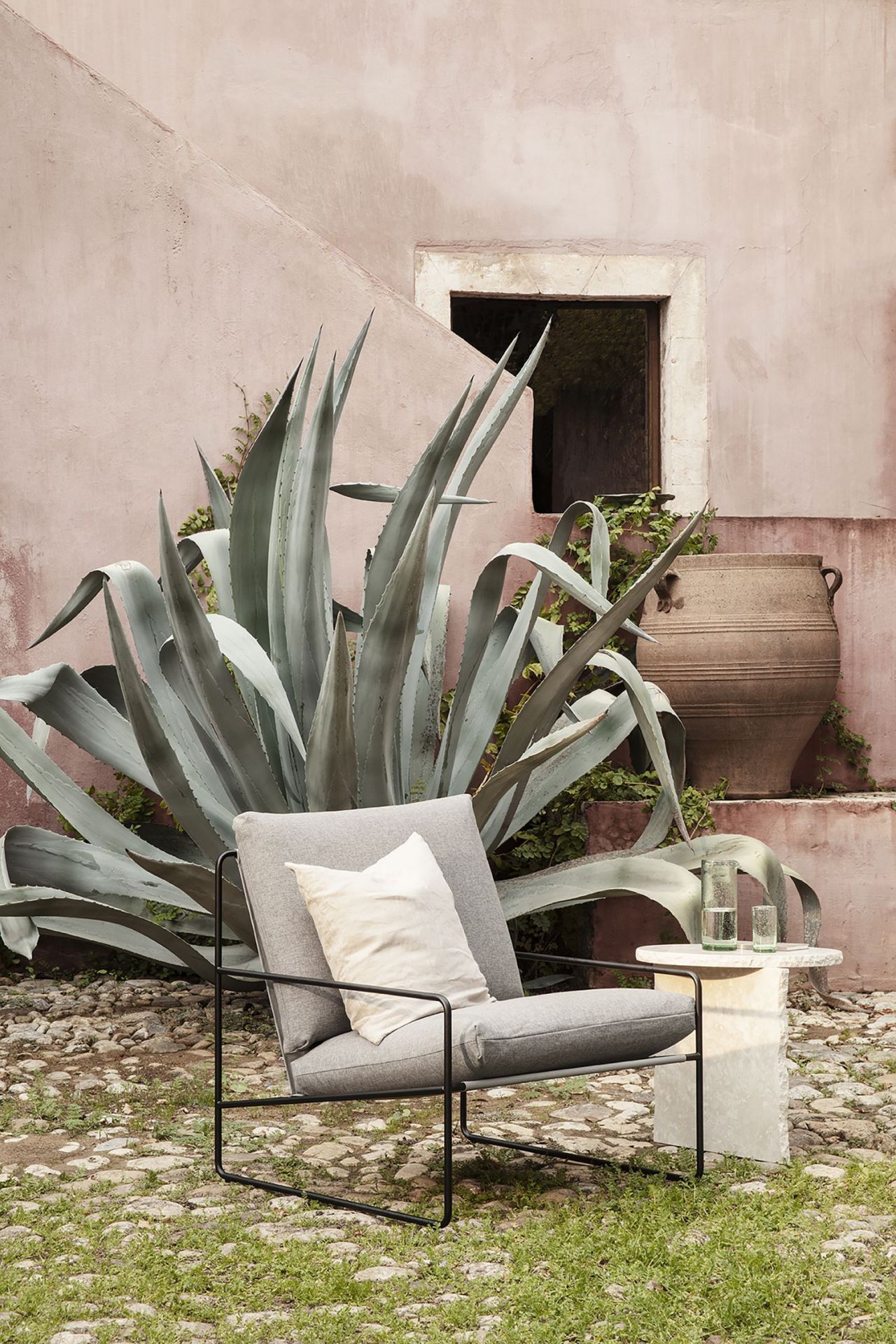 Desert 1- Sitzer Outdoor Sessel Gestell Cashmere Ferm Living
