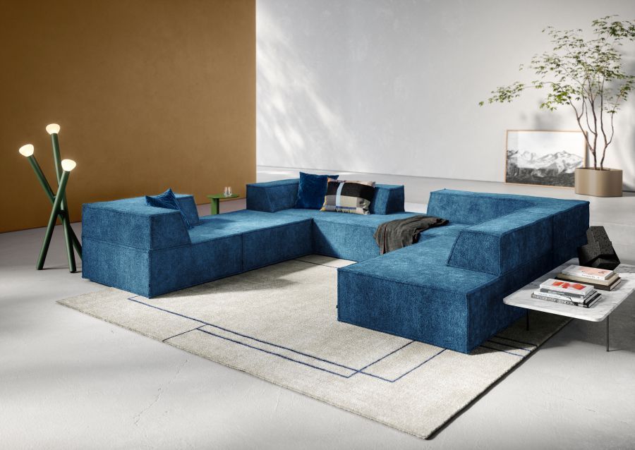Trio Sofa 4 Module Vorzugskombination Ecke Links Quick Ships Cor