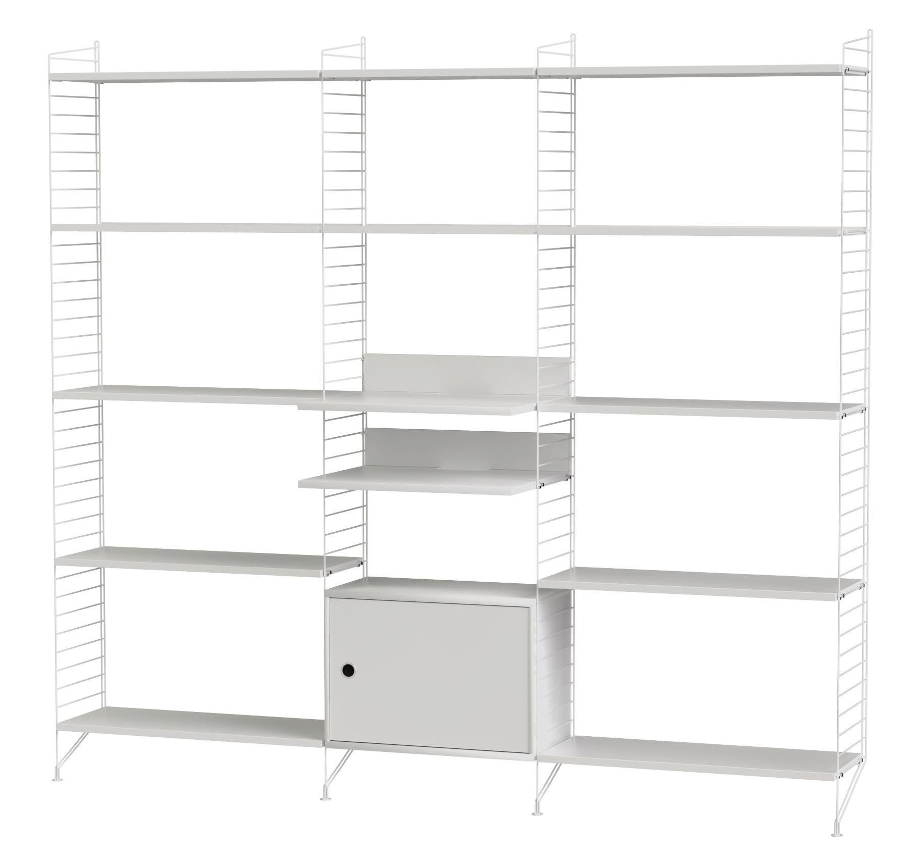 String Wohnzimmer Wand Regalsystem Q String Furniture  