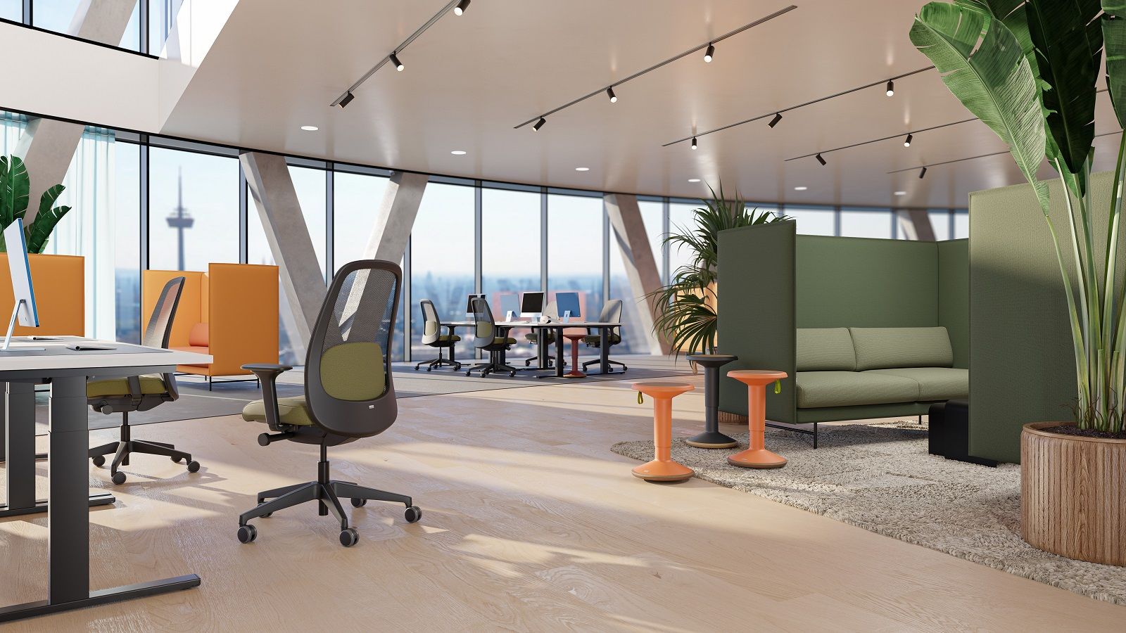 ECO UP Sitzhocker Interstuhl