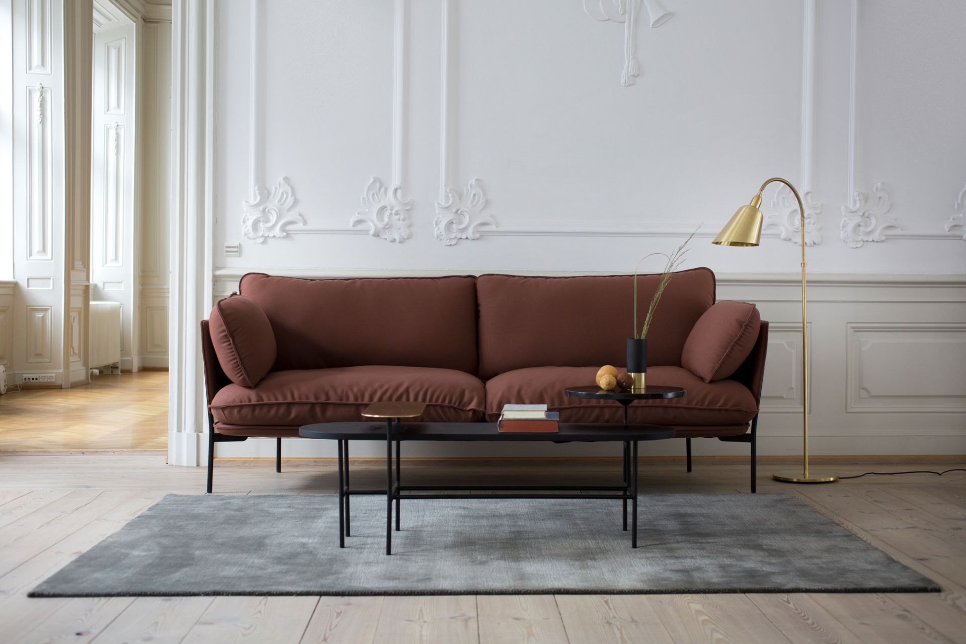 Cloud 3-Sitzer Sofa LN3.2 AndTradition