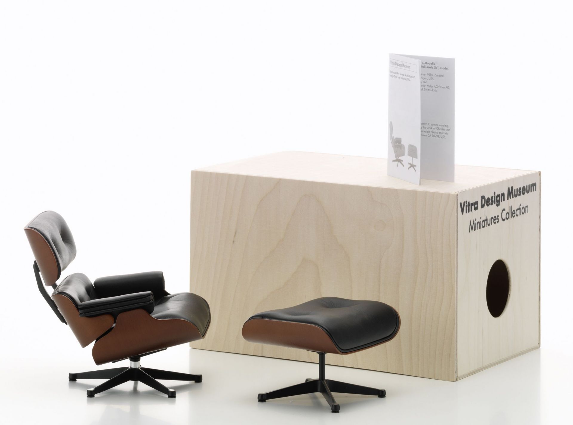 Miniatur Lounge Chair + Ottoman [1956]  Vitra