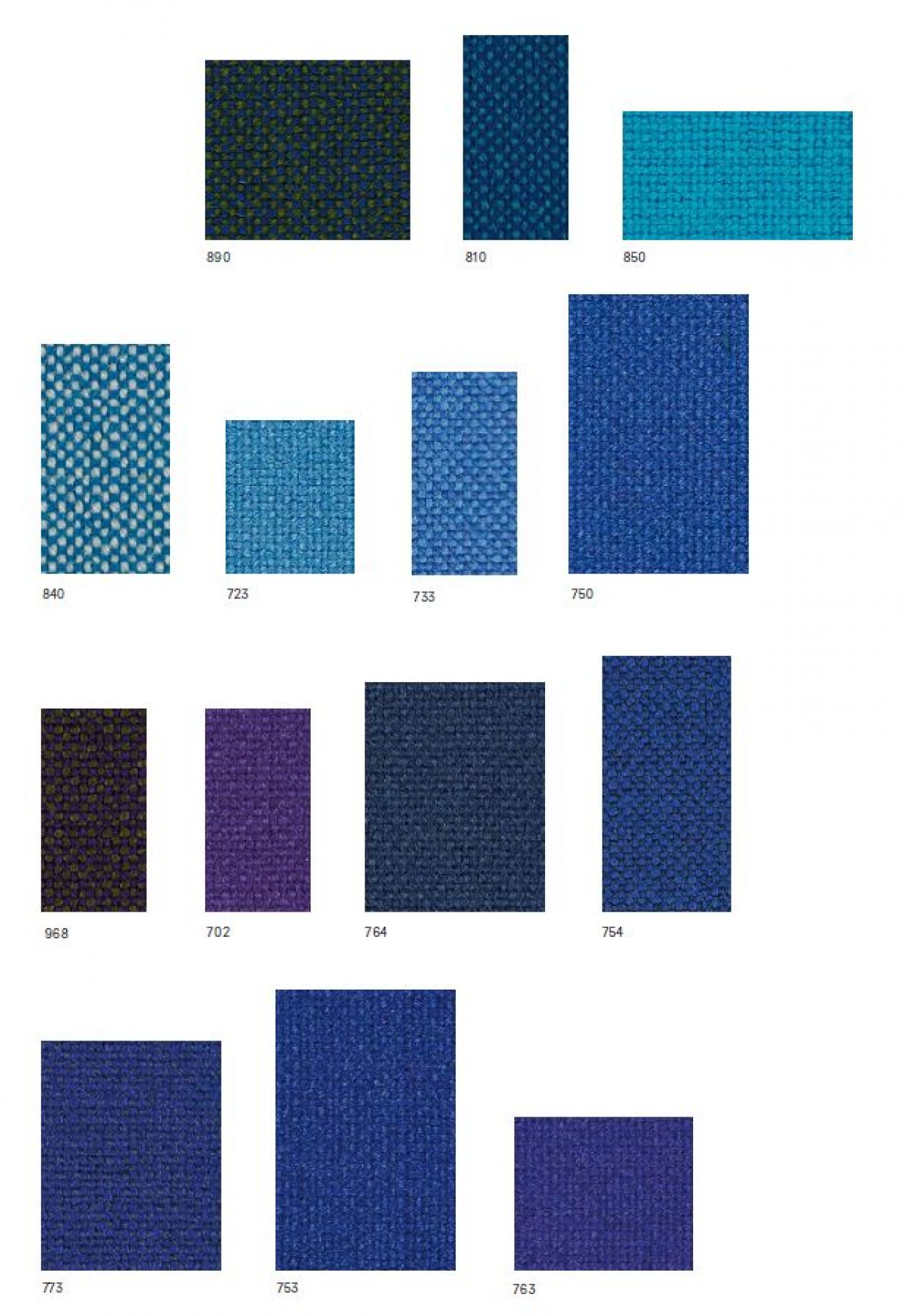 Stoffmusterkarte Hallingdal 65 Kvadrat