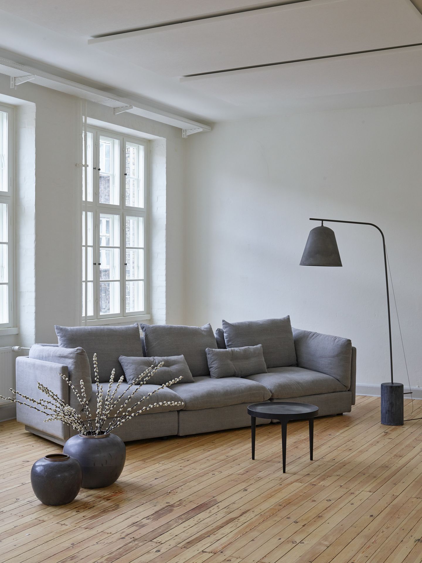 Line Two Floor Lamp Stehleuchte NORR11-Weiß