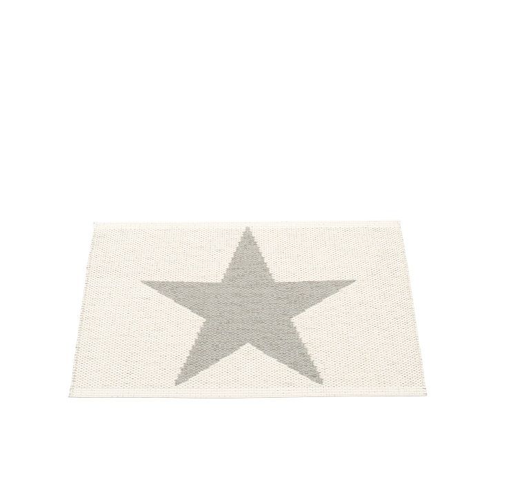 Viggo One Kunststoffteppich 70x50 cm Pappelina Warm grau