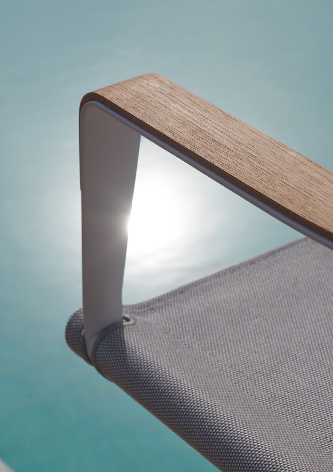 SEAX Outdoor Stuhl mit Holzdekor Dedon