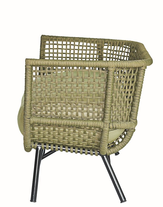 Suka Lounge Sessel Outdoor Jan Kurtz Olive