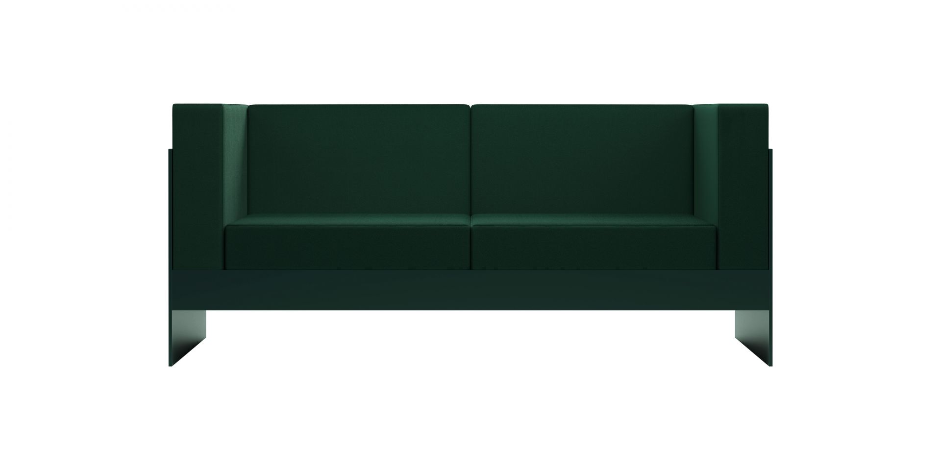 Standard Sofa 170x81x74 cm dunkelgrün New Tendency