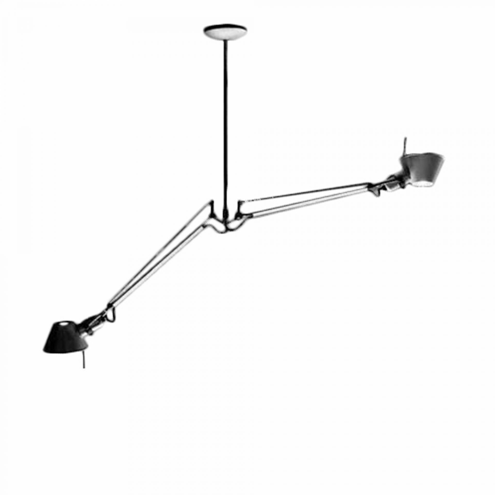 Tolomeo Sospensione 2 Bracci Pendelleuchte Aluminium Artemide