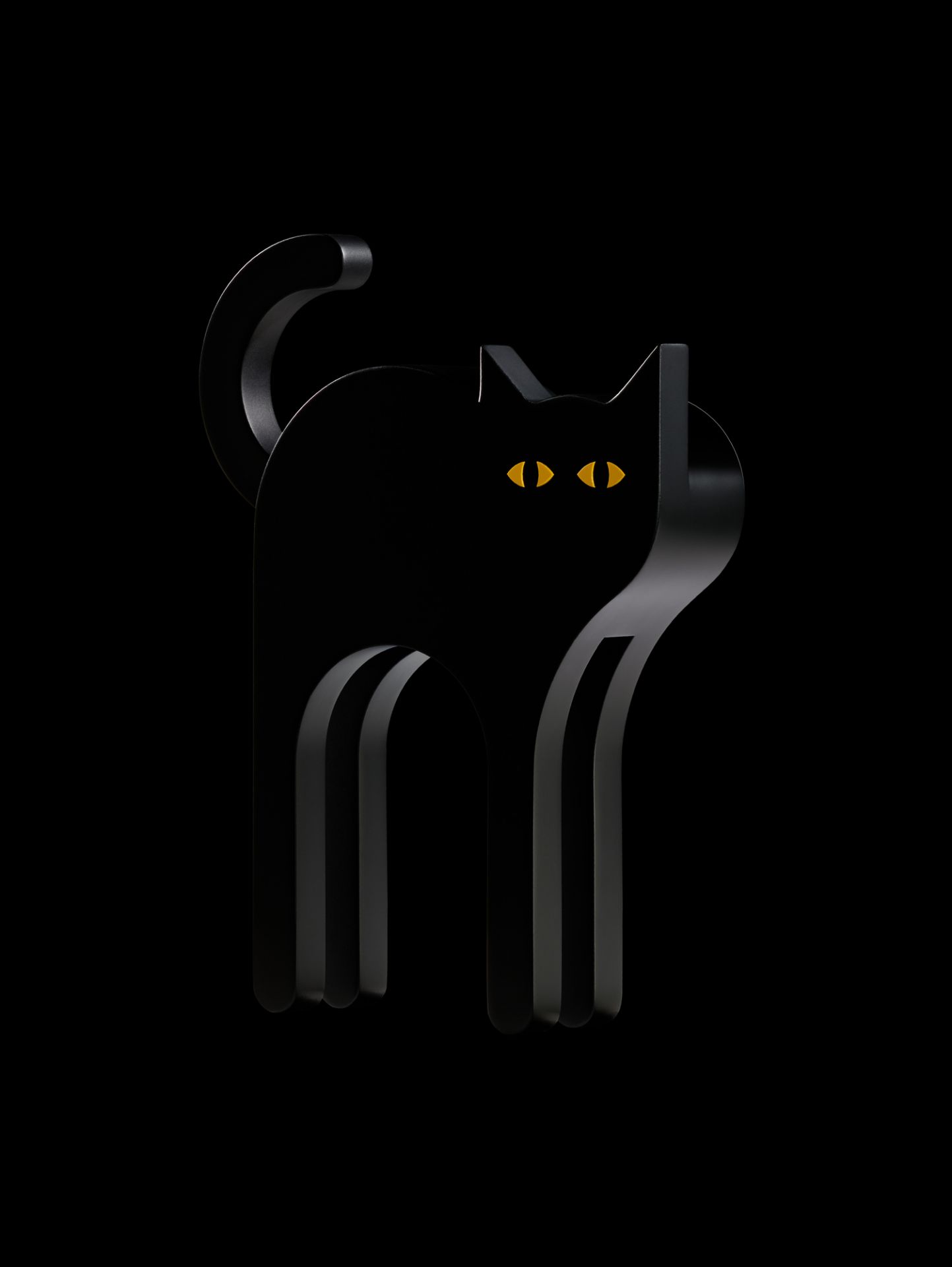 Cat Holzfigur Tecta