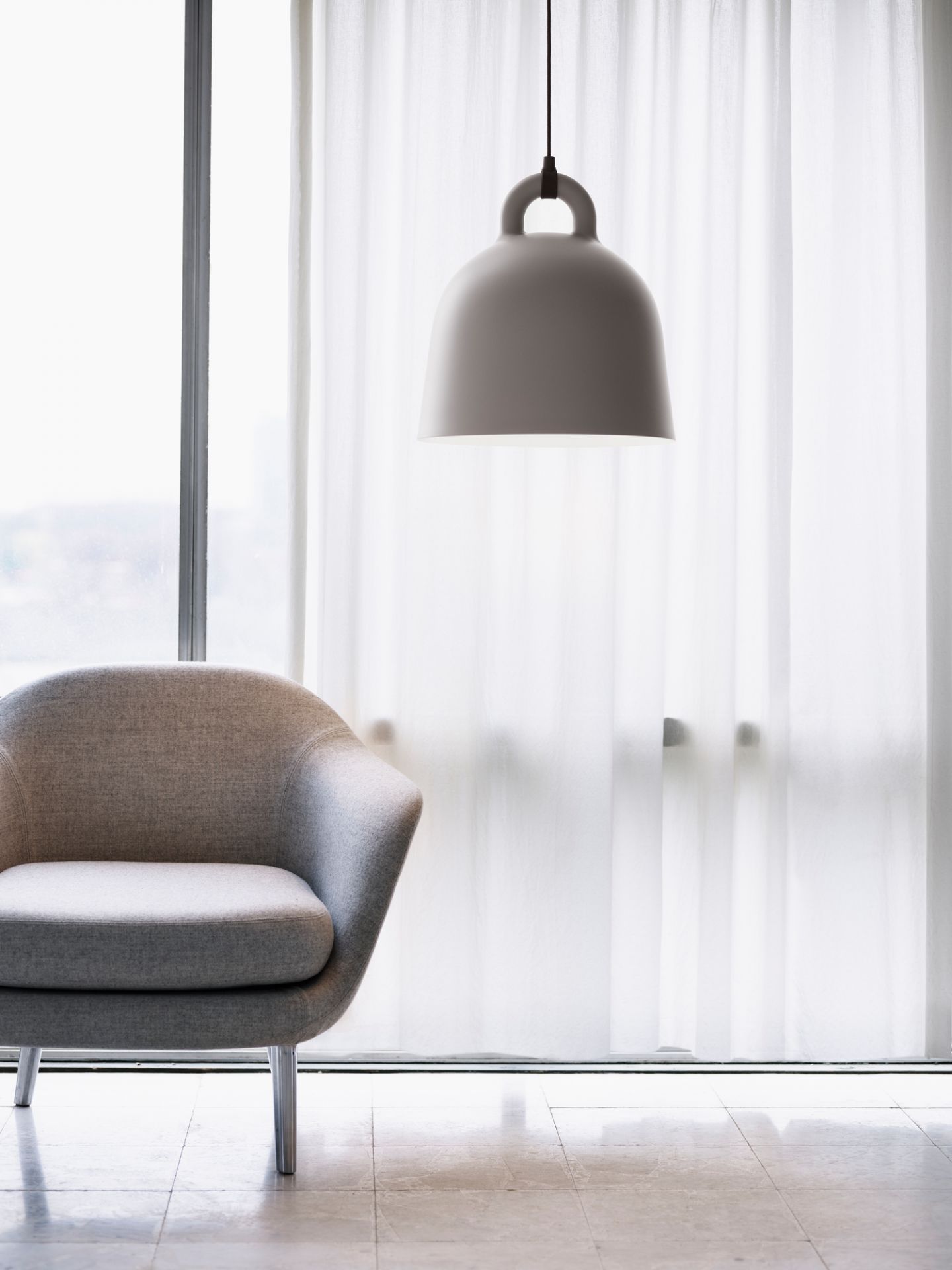 Bell Lamp Hängeleuchte Ø 55 cm Normann Copenhagen EINZELSTÜCK Grau