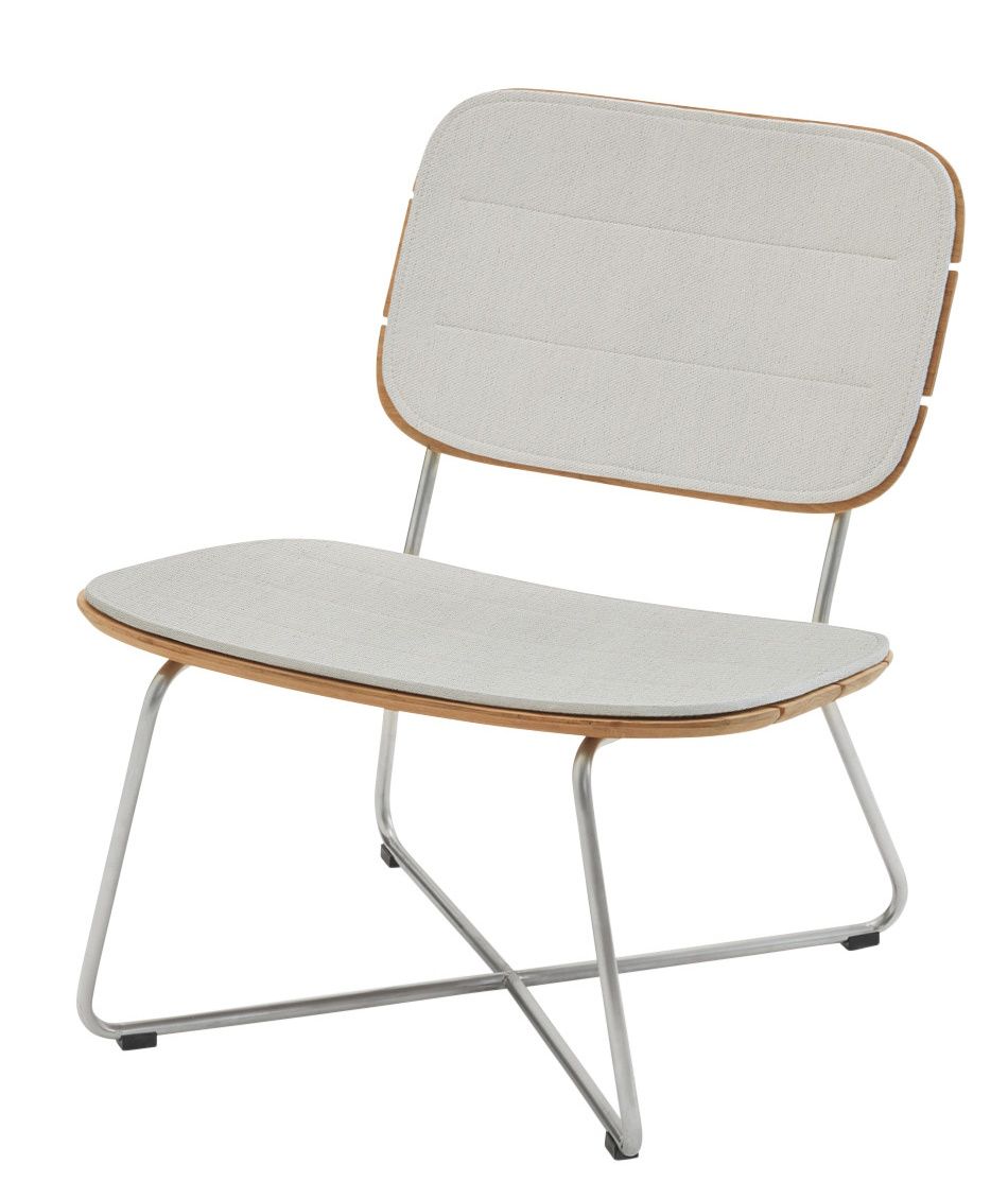 Lilium Lounge Chair Stuhl Sitzkissen Cushion Outdoor Skagerak by Fritz Hansen Weiß