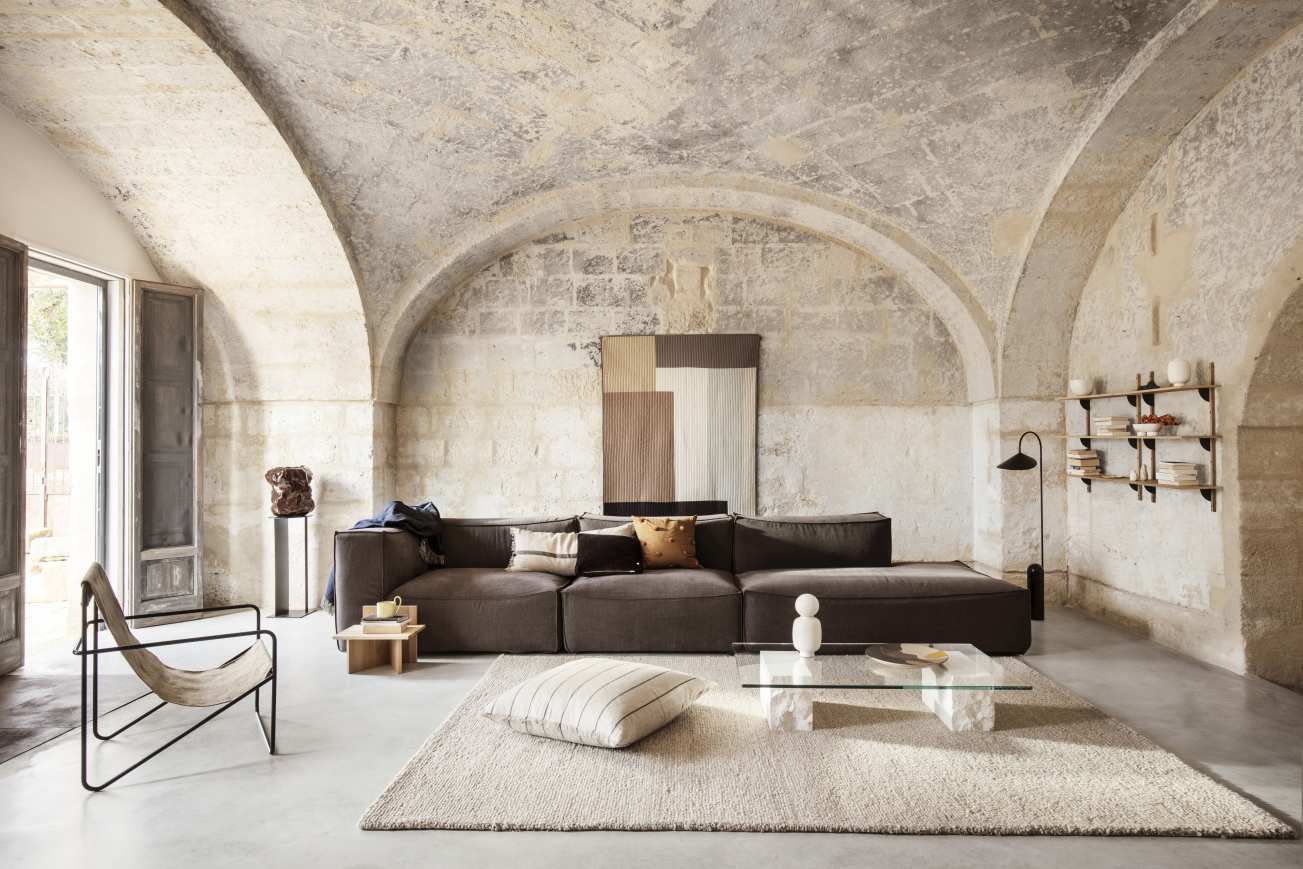 Mineral Coffee Table - Bianco Curia Couchtisch Ferm Living