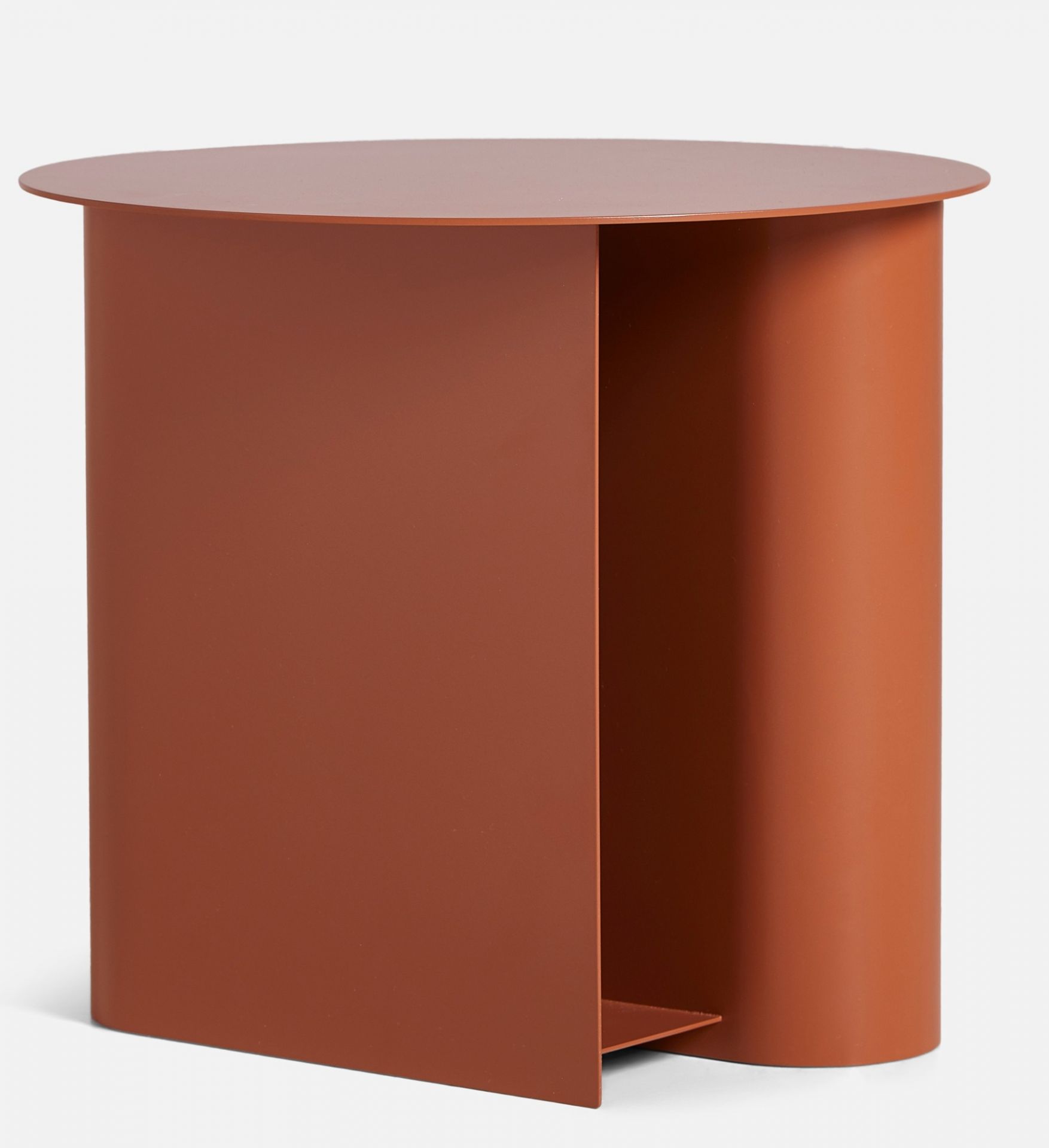 Sentrum Side Table Beistelltisch Burnt orange Woud Sentrum Side Table Beistelltisch Burnt orange Woud