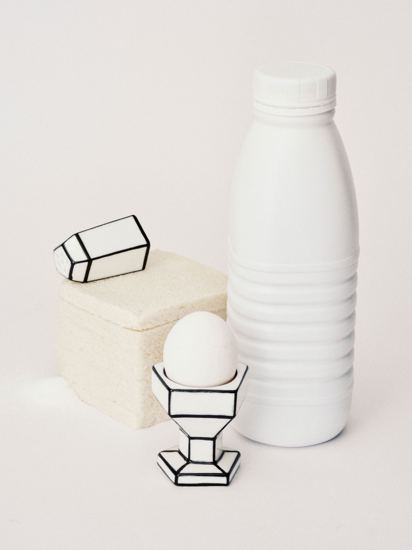 Salz & Pfeffer Streuer Set Weiß/Schwarz Carte Blanche Serax