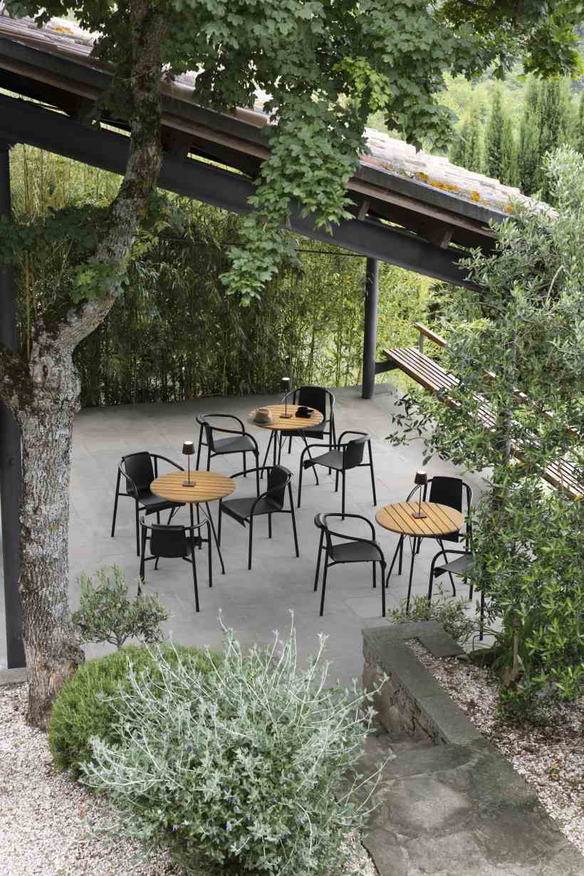 Nami Armrest Dining Chair Armlehnen Stuhl Outdoor Houe