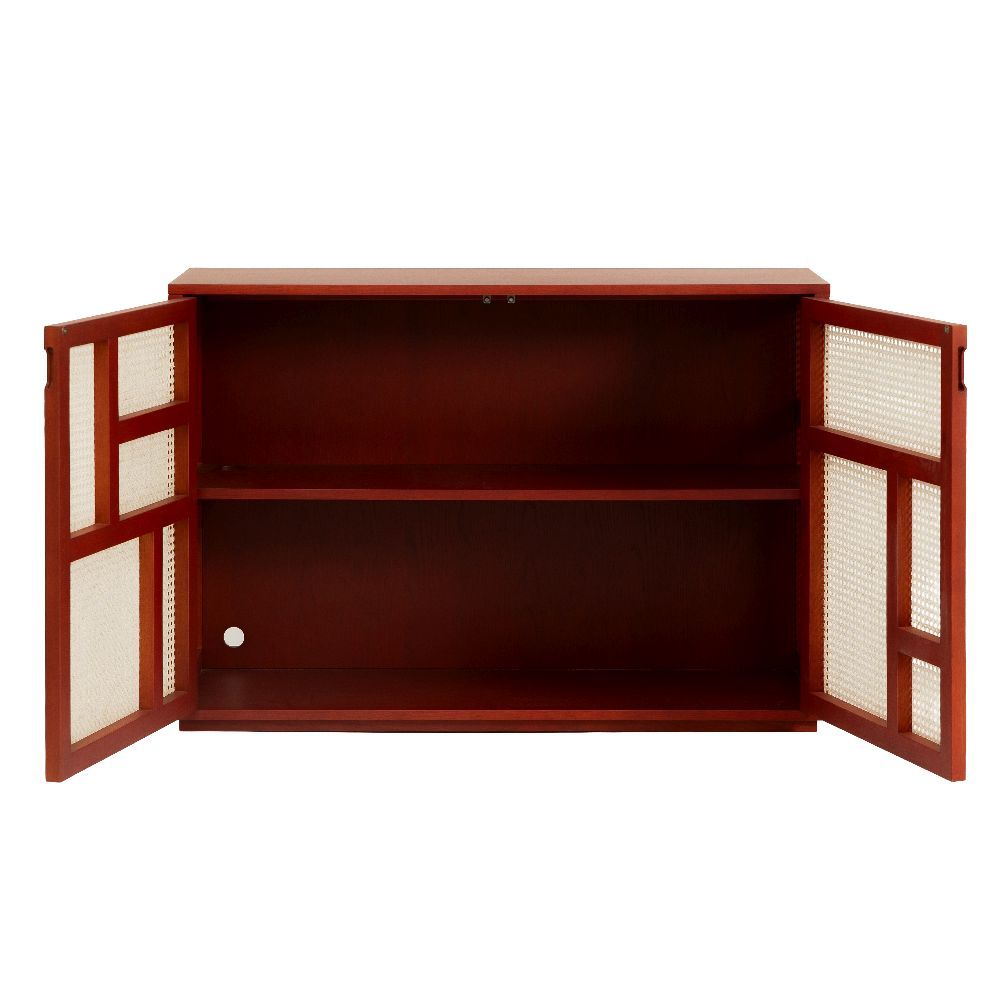 Air Sideboard Design House Stockholm Eiche rot