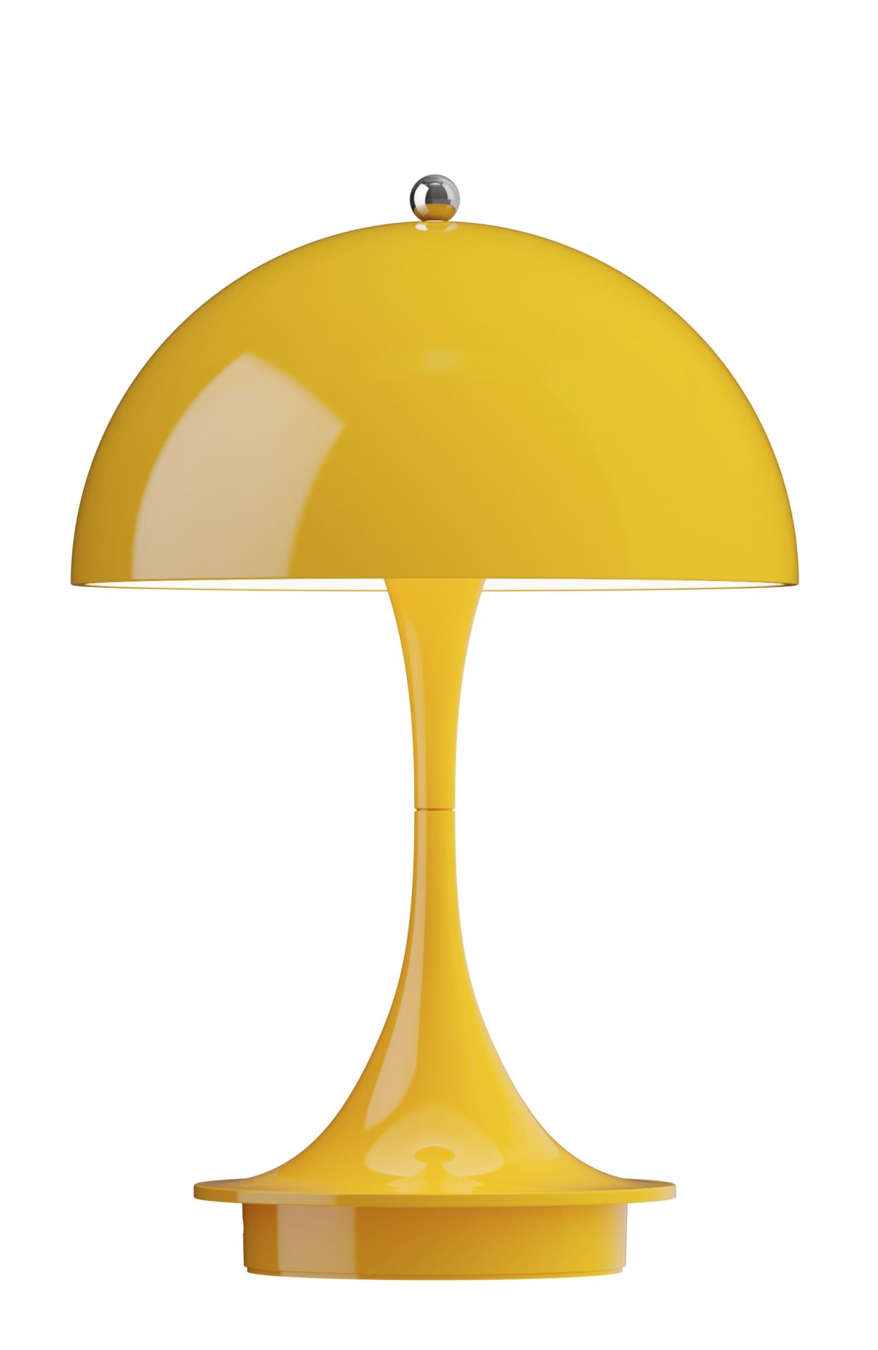 Panthella 160 Portable V3 Akku LED-Tischleuchte Indoor/Outdoor Louis Poulsen Undurchsichtig gelb