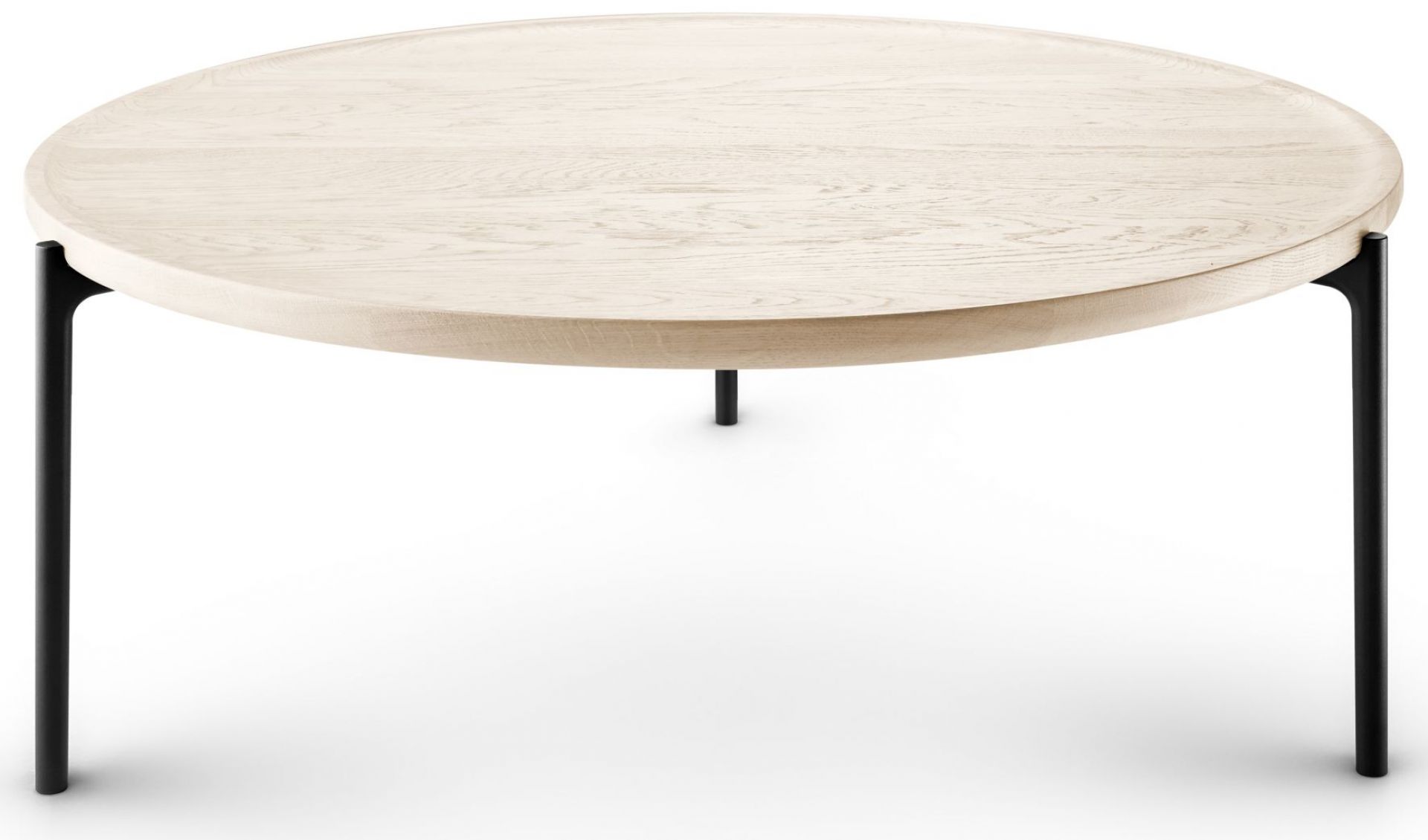 Savoye Tisch Eiche rund - weiß ø 90 x H 35 cm Eva Solo