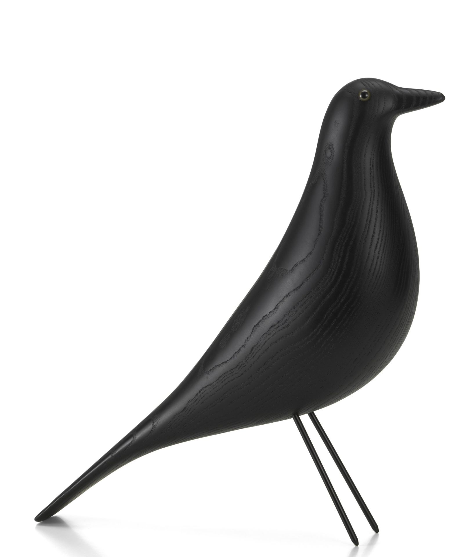 Eames House Bird Skulptur Esche schwarz Vitra NEUE VERSION
