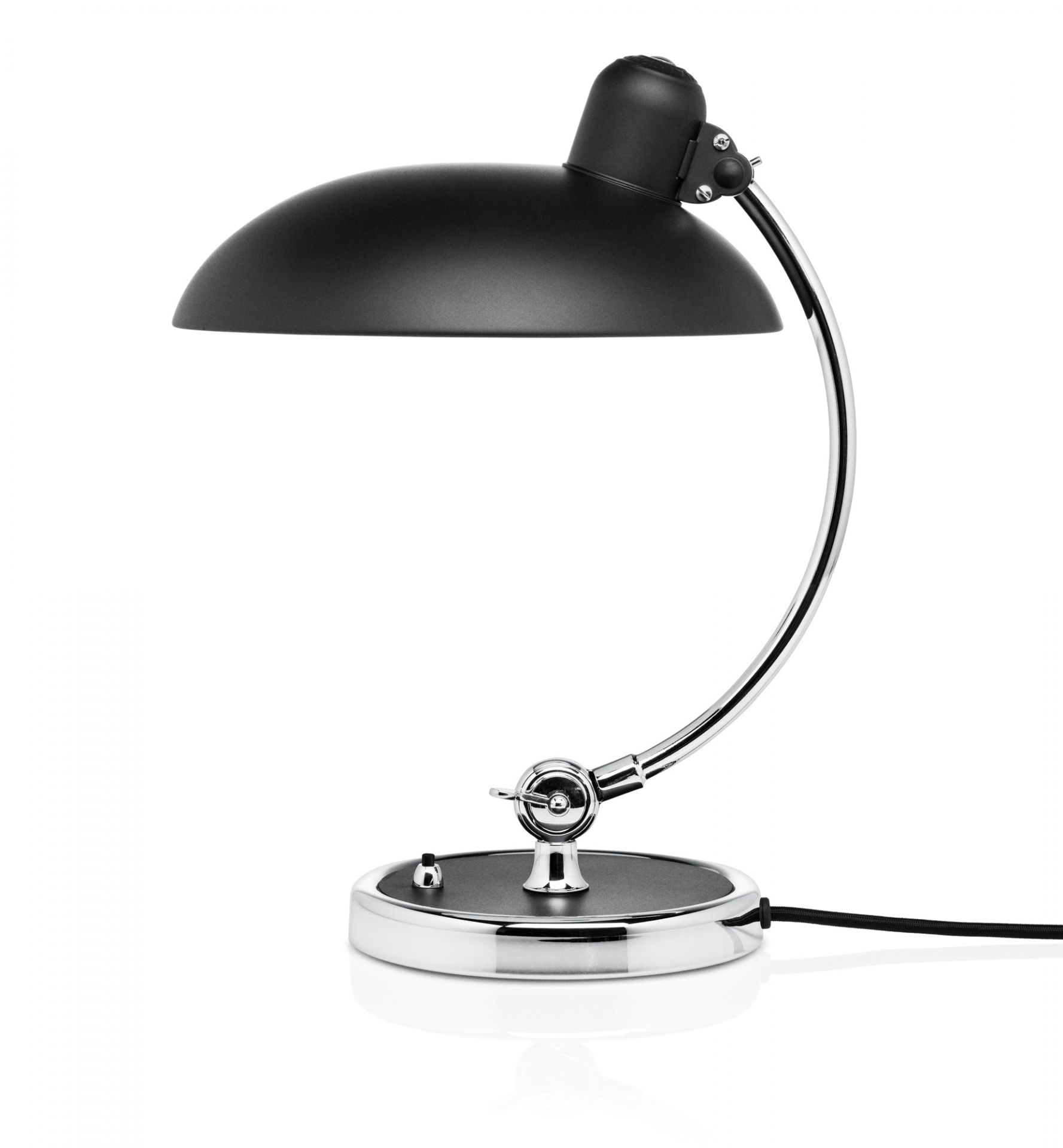 6631 T Luxus Tischleuchte KAISER idell Fritz Hansen schwarz matt