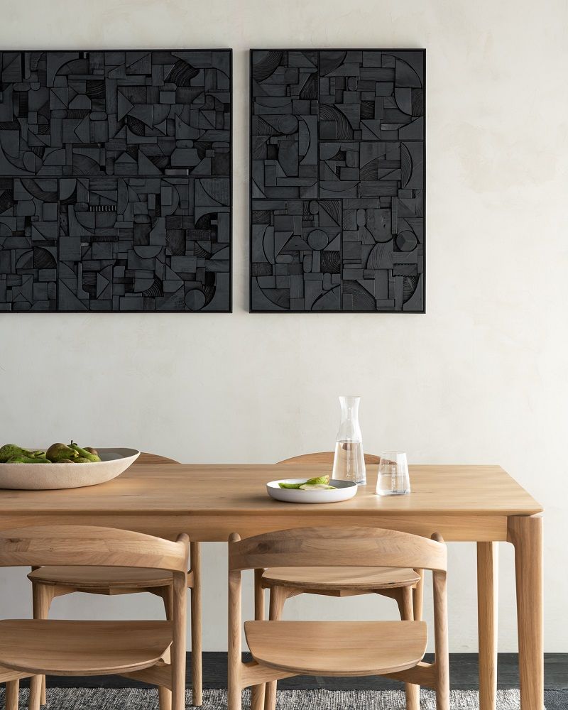 Bricks Wandkunst Holz Ethnicraft