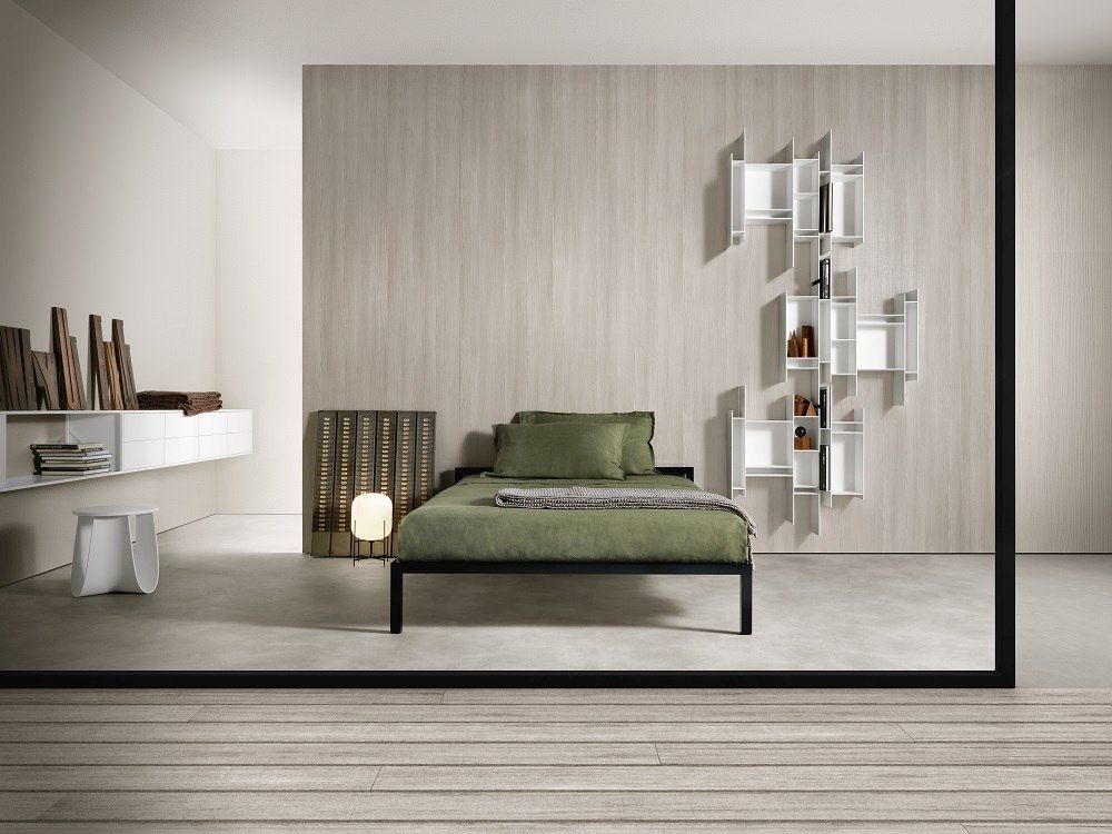 Aluminium Bed Bett lackiert MDF Italia