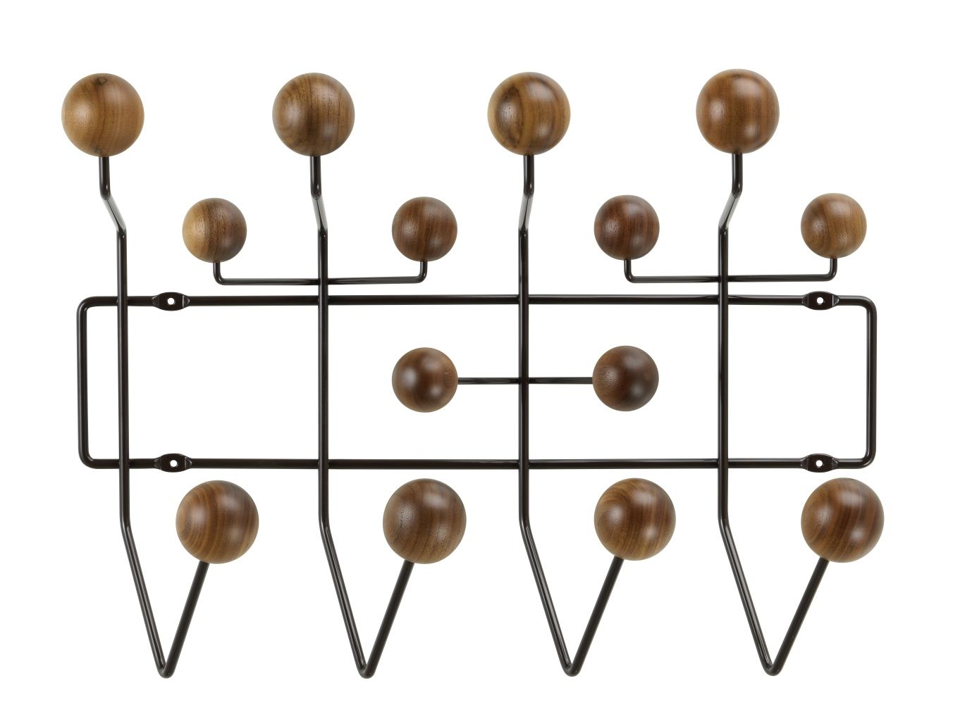 Eames Hang it all Garderobe Nussbaum natur Vitra NEUE VERSION  
