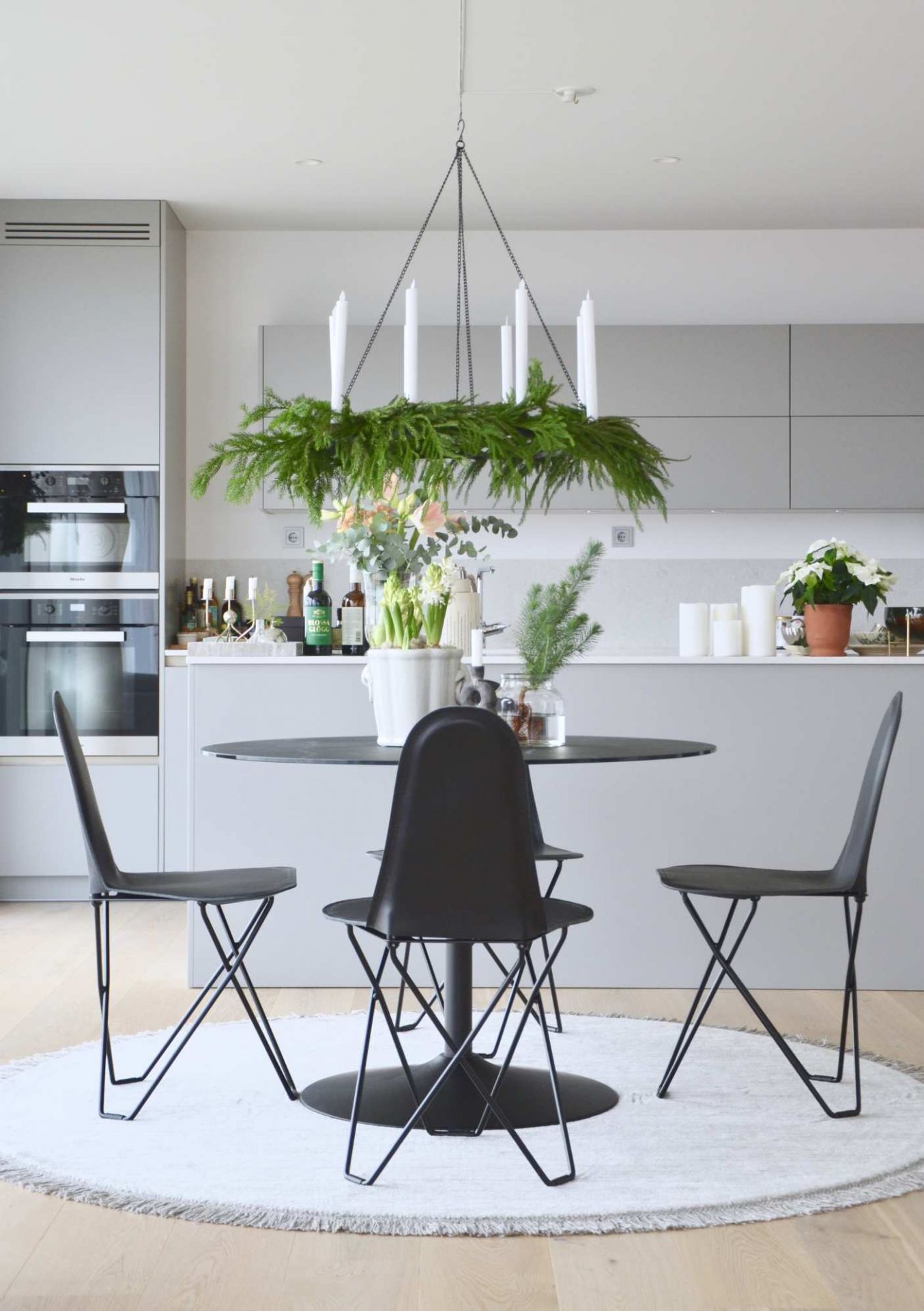 Cactus Stuhl mit Leder bezogen Cuero