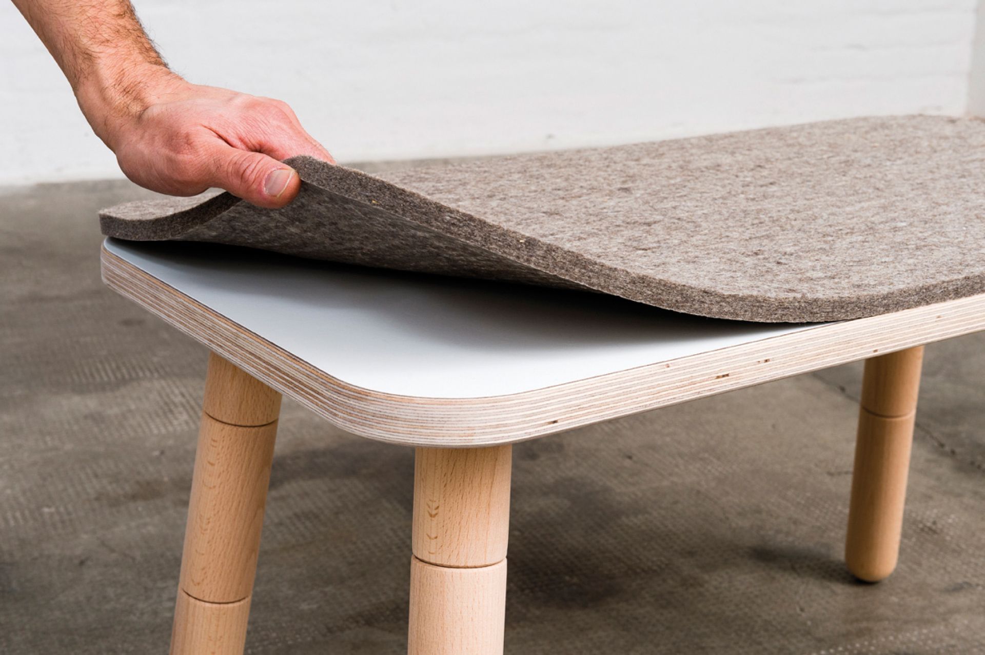Growing Table Sitzfilz für Bank Pure Position