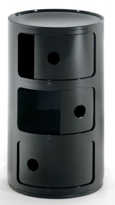 Componibili 4967 3-er Element Kartell-schwarz