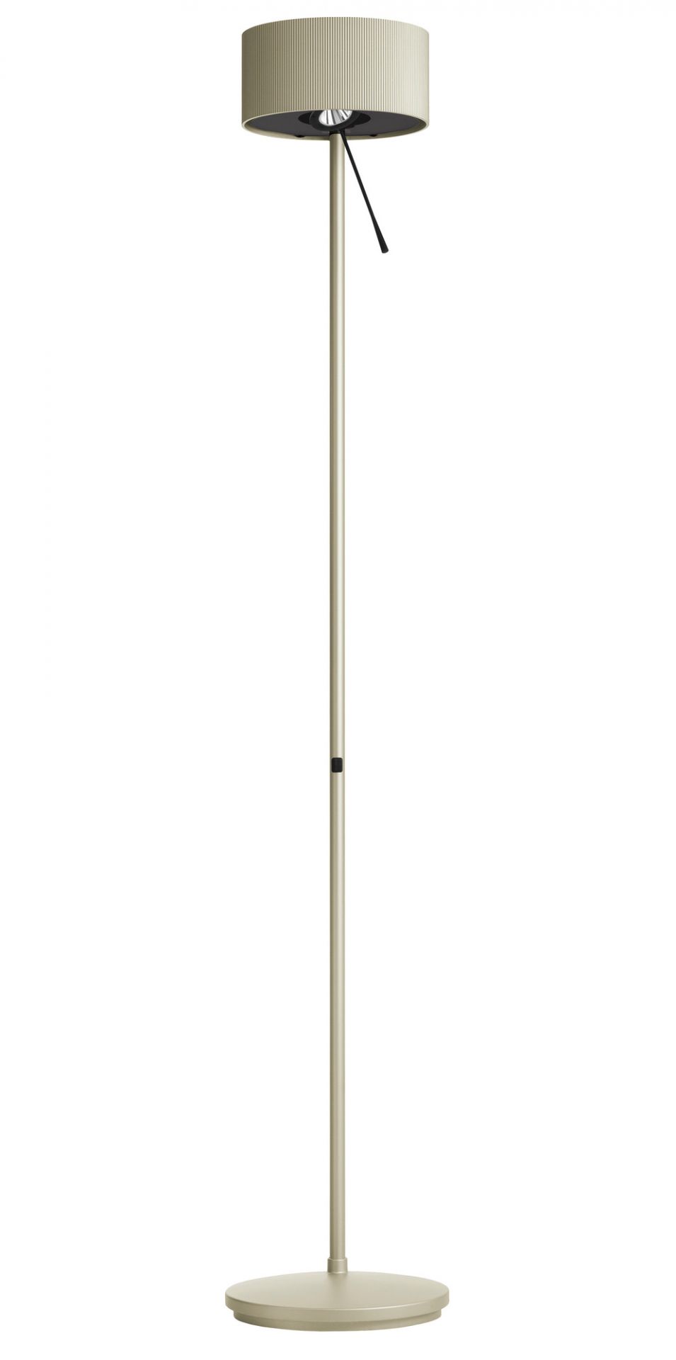 Diogenes LED Stehleuchte Belux Goldgrau