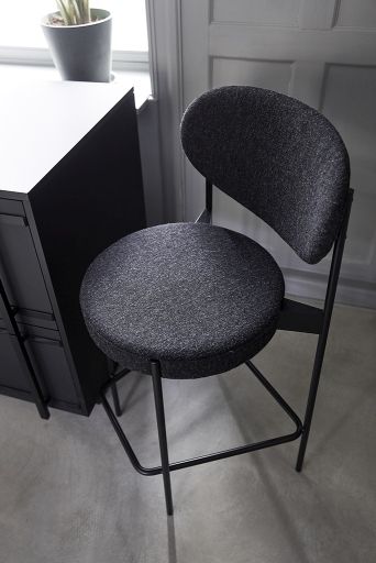 Series 430 Bar Stool Barhocker 75 cm SCHWARZ / REMIX 123 Verpan EINZELSTÜCK