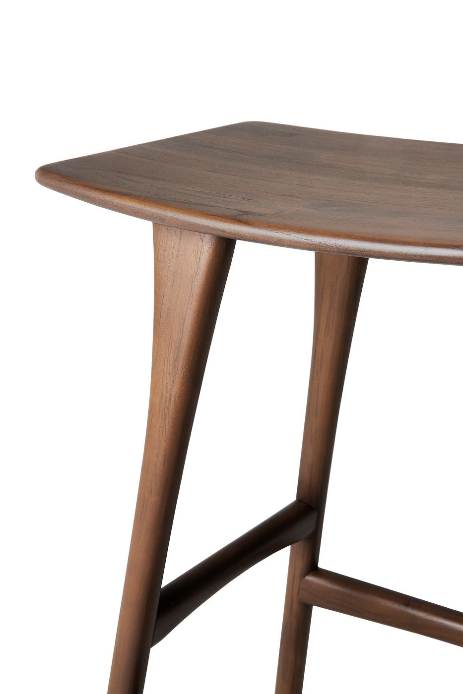 Osso Barhocker Teak dunkelbraun Ethnicraft