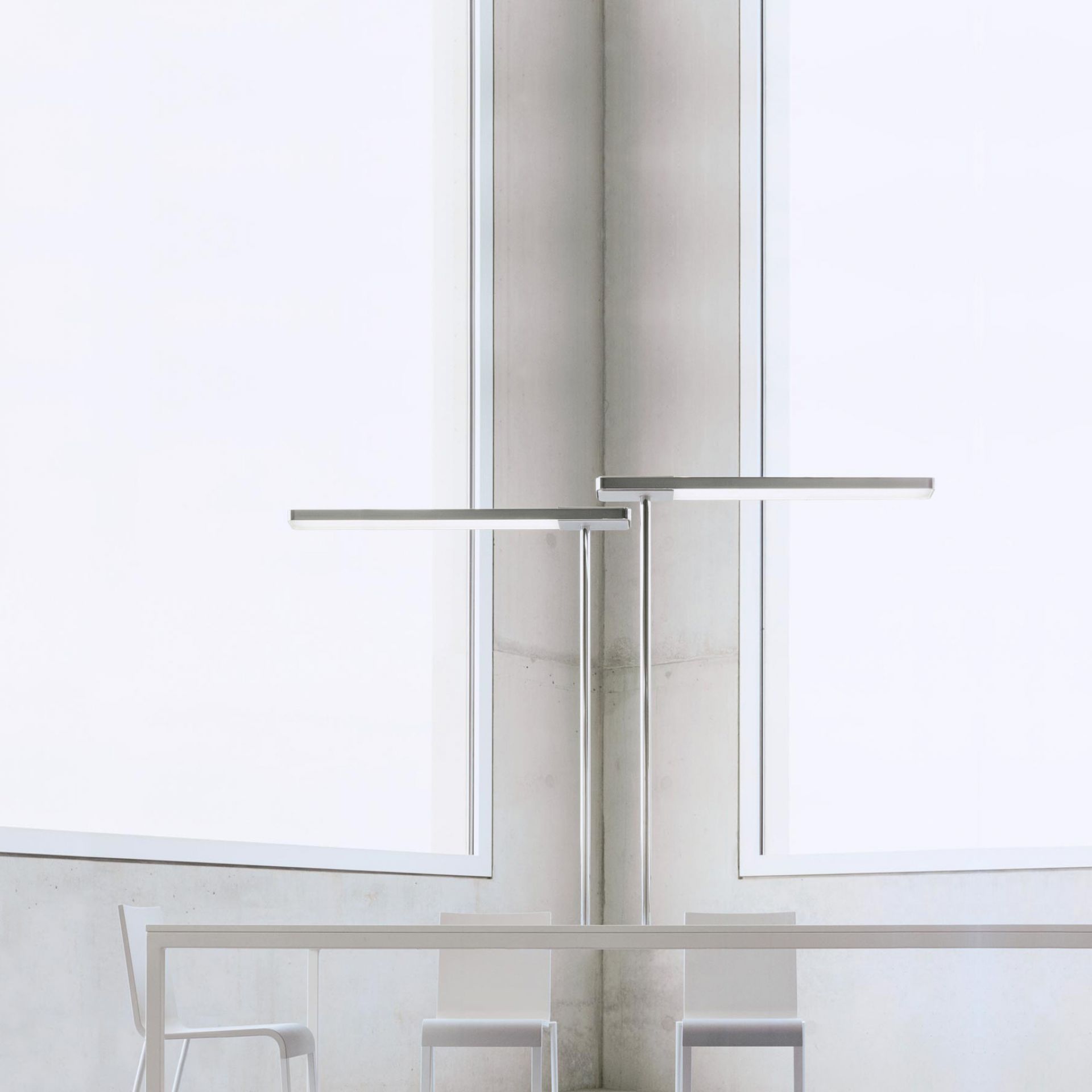 Slice² Tischleuchte mit Adapter für USM Haller Tischsysteme Serien Lighting
