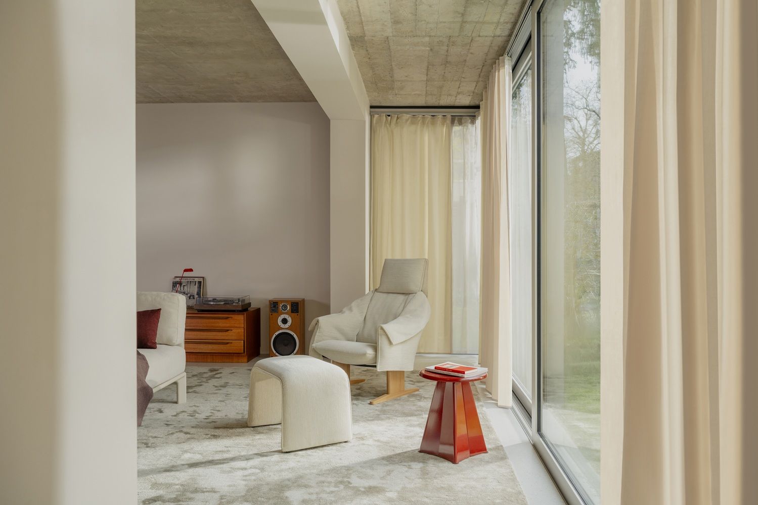 Bascule Highback Sessel mit Bank Vitra
