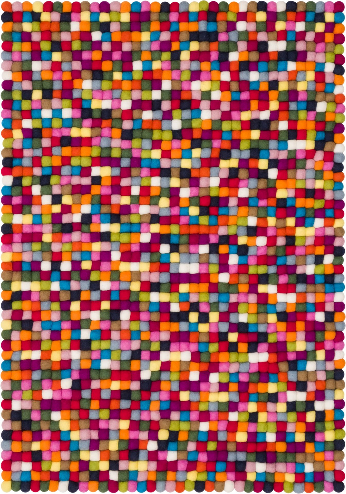 Filzkugel Teppich 120x170 cm myfelt