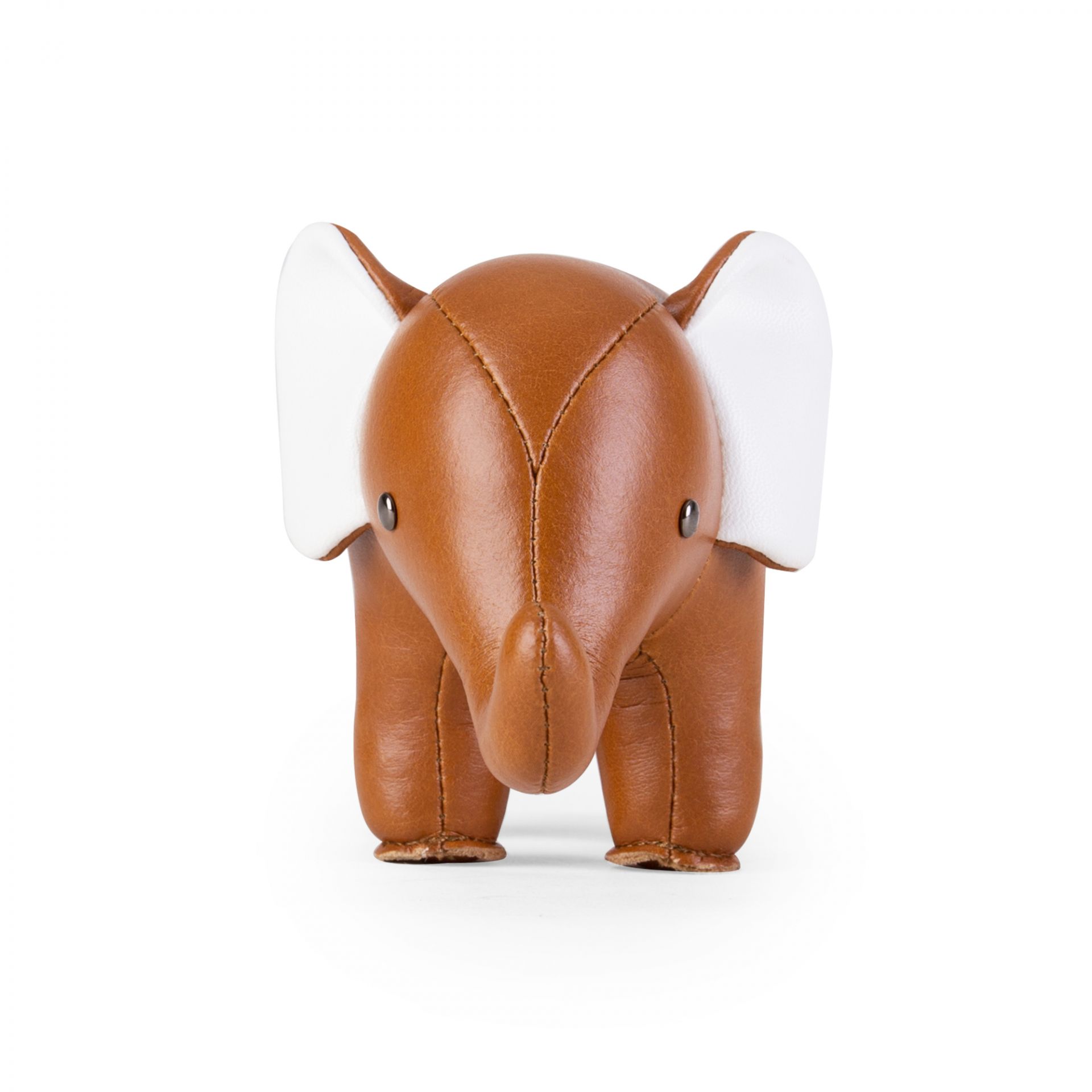 Briefbeschwerer Classic Elefant Tan/Weiß Züny
