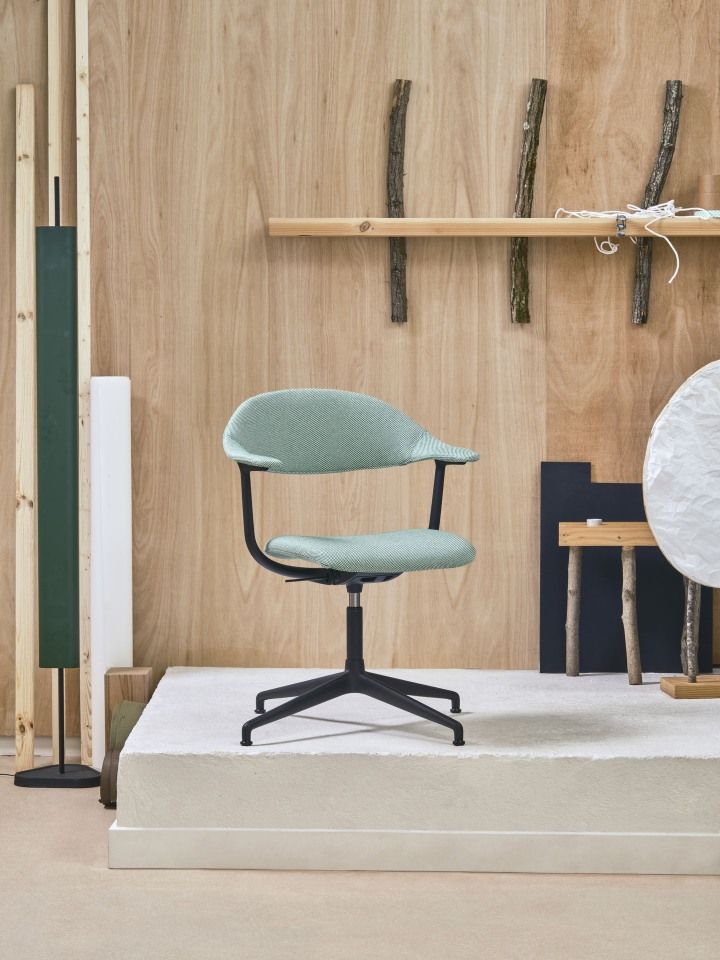 Mynt Rücken und Sitz Kunststoff Bürodrehstuhl Vitra