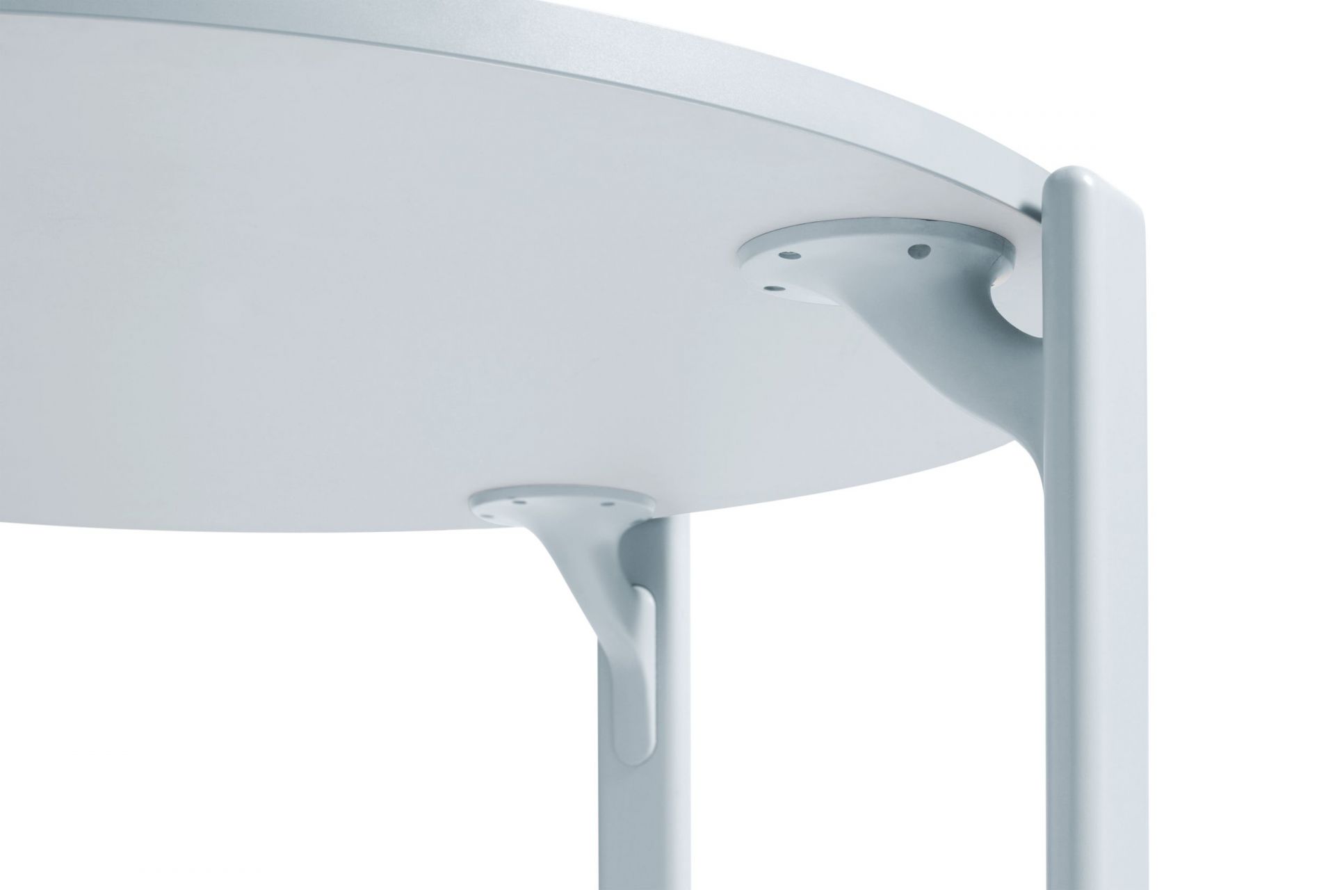 Rey Table Tisch Hay Schieferblau wasserbasierter Lack / Laminat Gull