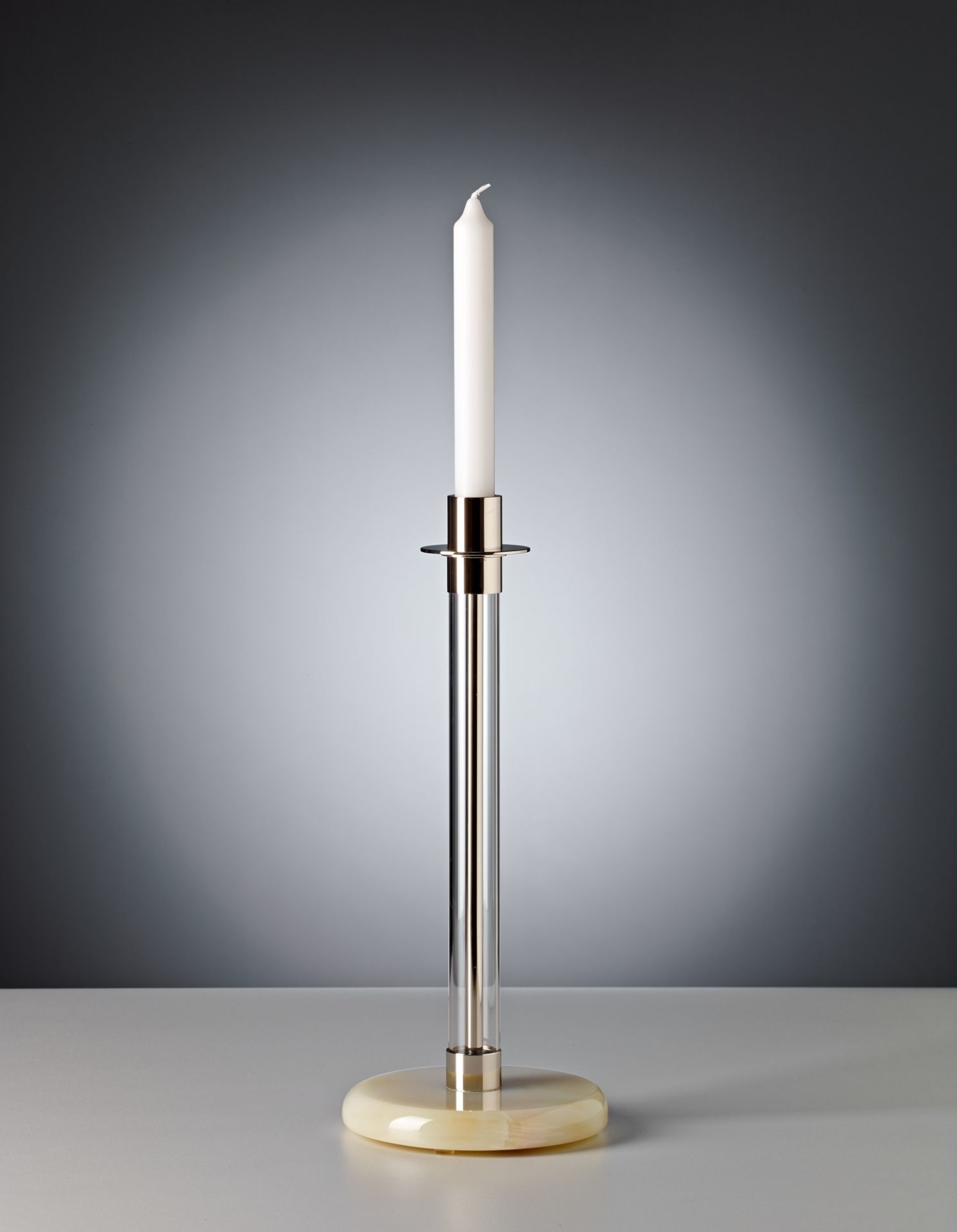 SL 30 / SL30 Bauhaus Sabbatleuchter Kerzenständer Tecnolumen Onyx