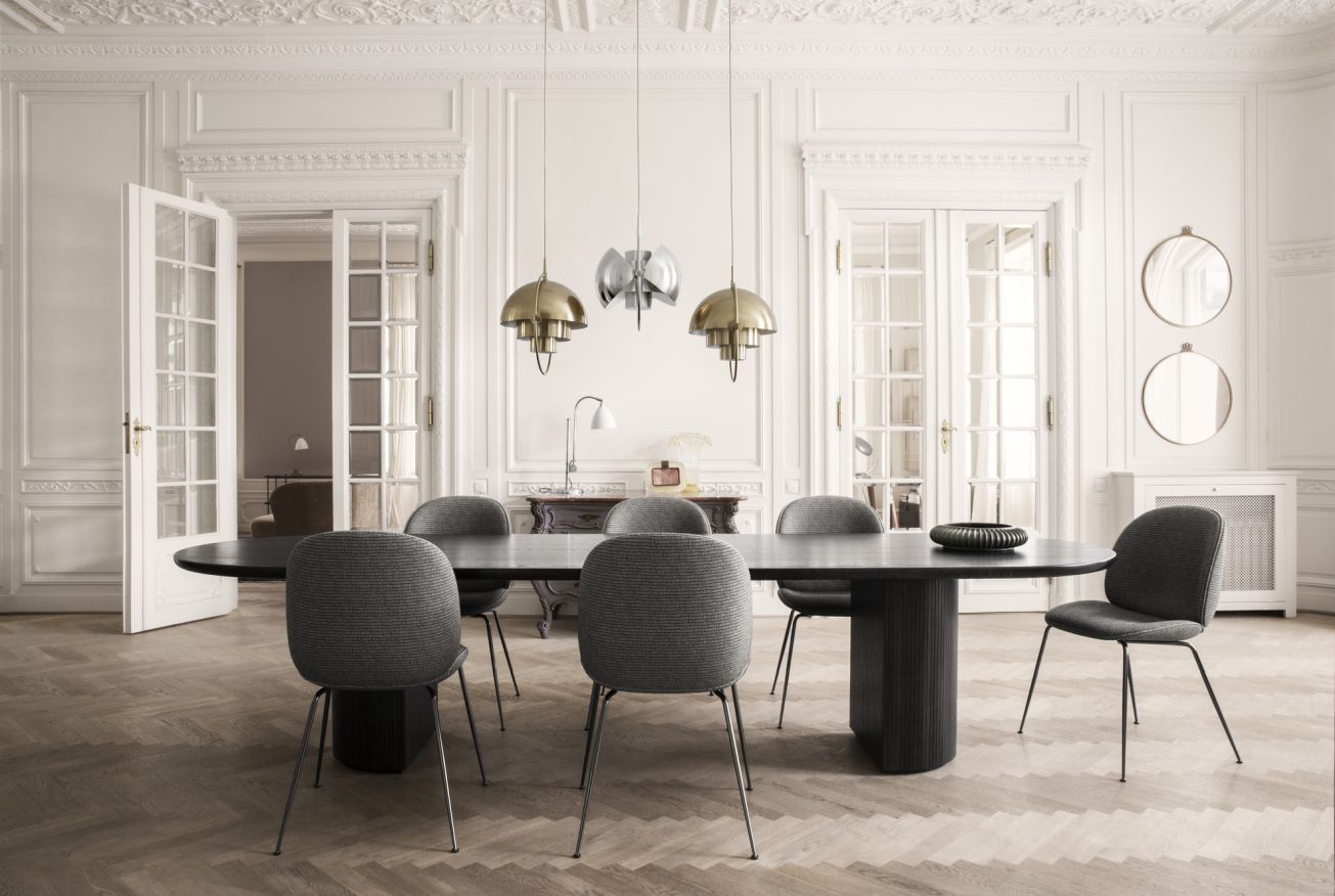 Multi-Lite Pendant lamp Pendelleuchte See Grau / Messing Gubi