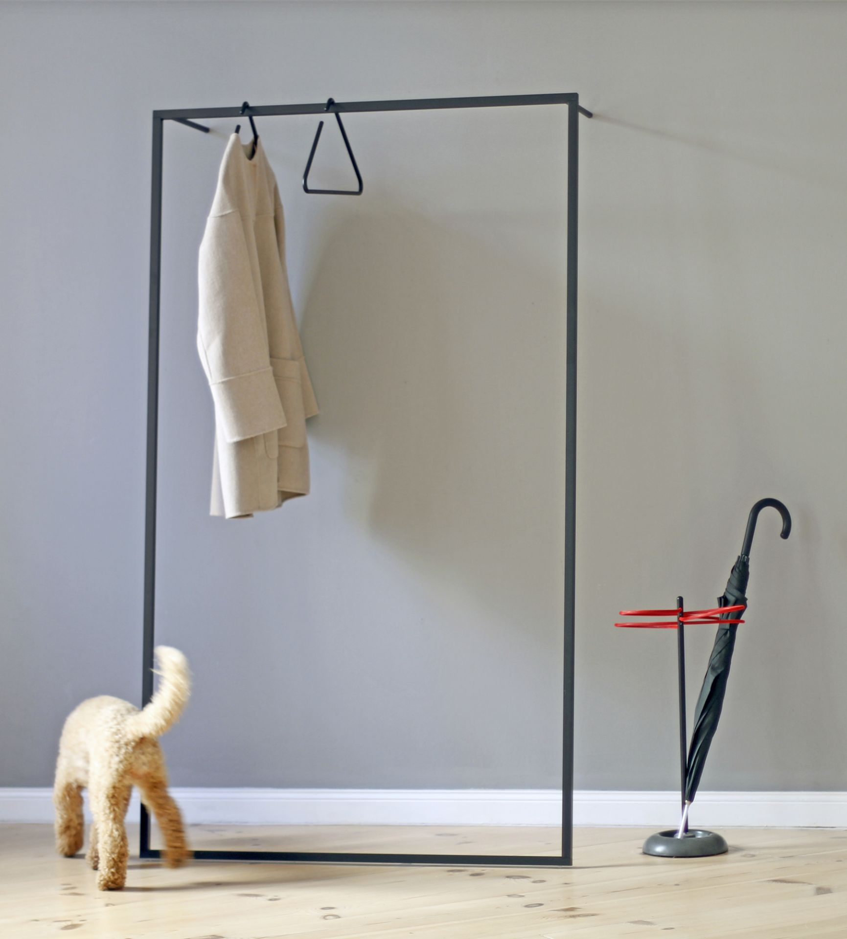 Leano Anlehngarderobe Roomsafari Weiß