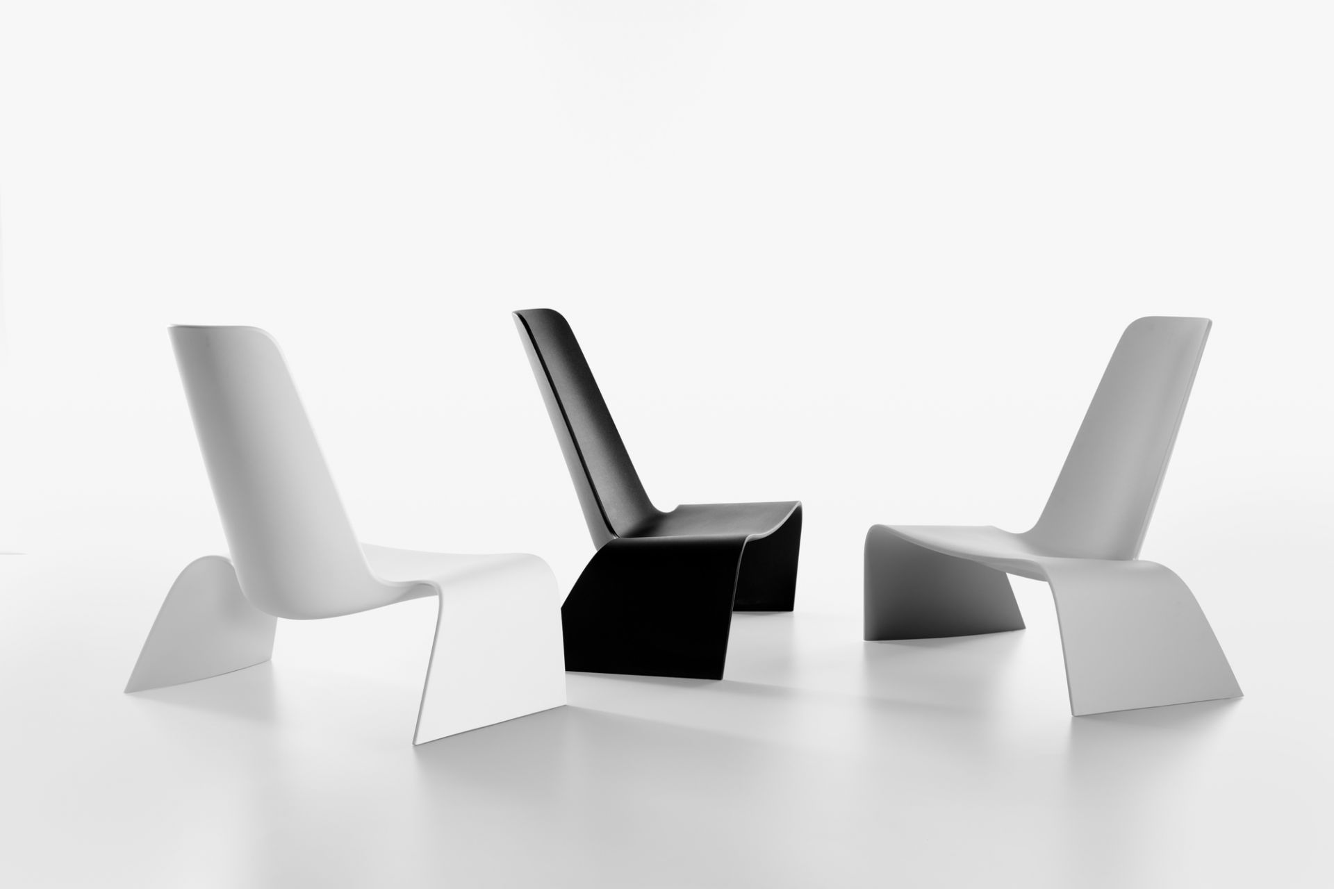 Land Lounge Chair Sessel Weiss Plank